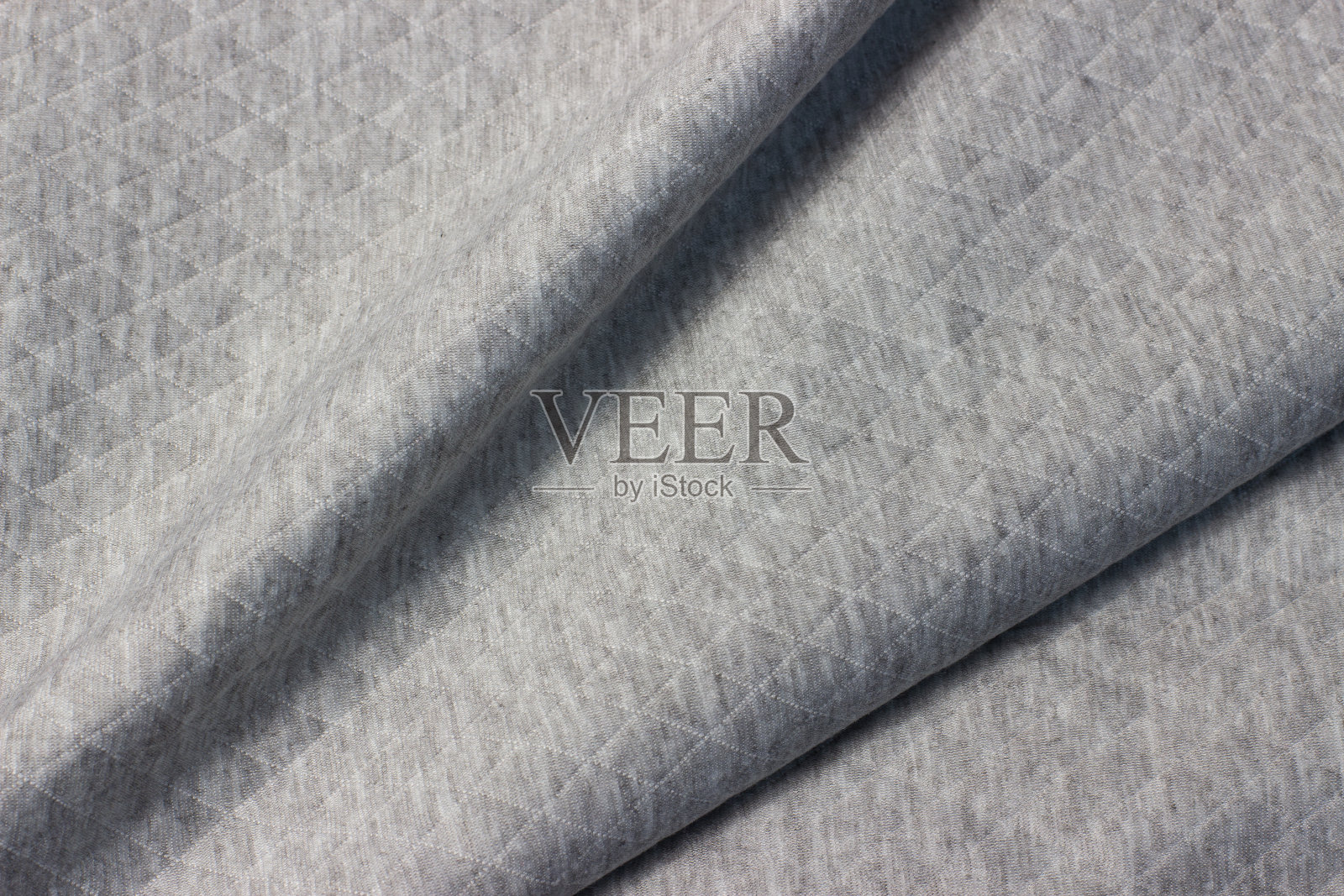 灰色织物与绣花钻石打褶照片摄影图片