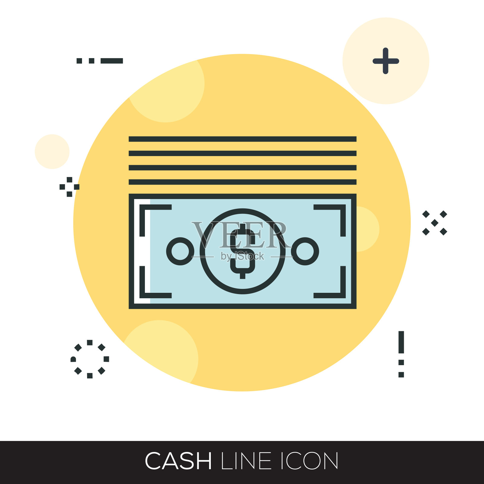 现金行图标插画图片素材