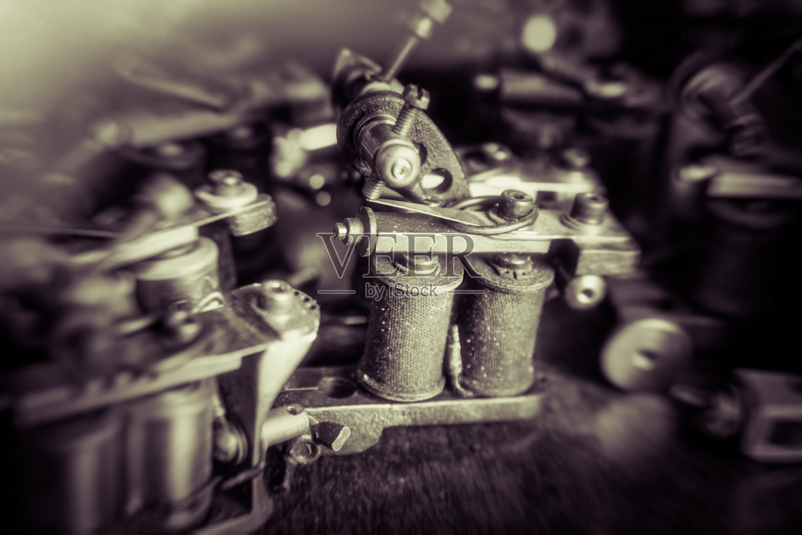 旧的纹身机器照片摄影图片