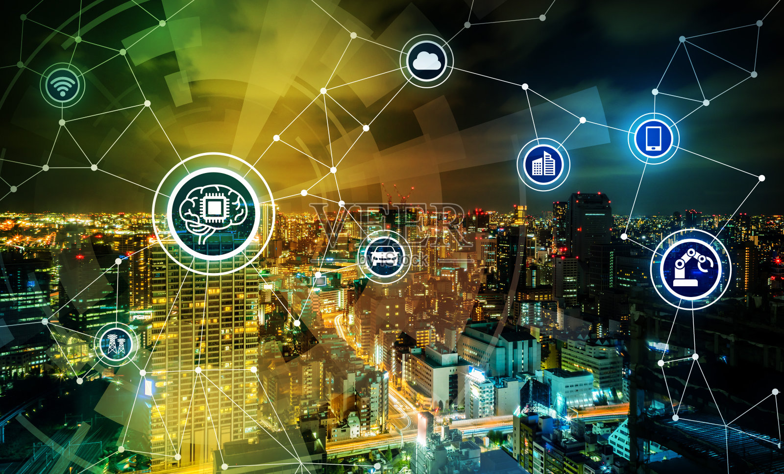 人工智能(人工智能)的概念。照片摄影图片