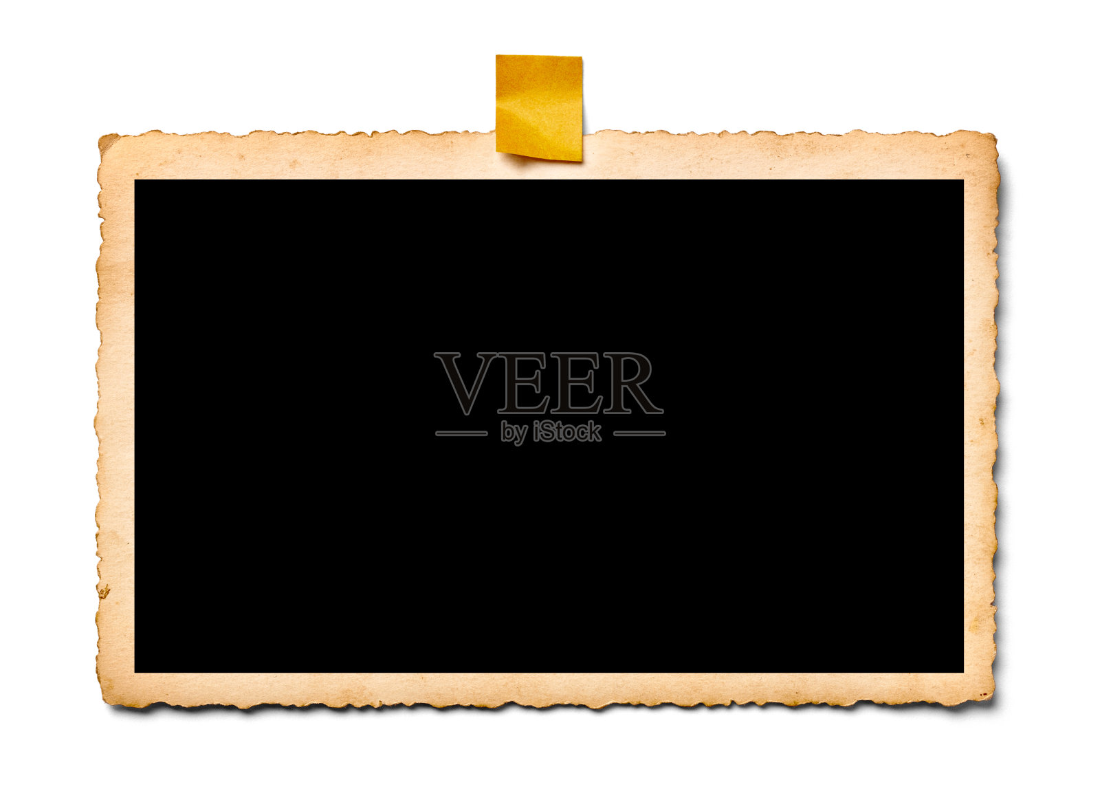 旧照片空白复古照片摄影图片