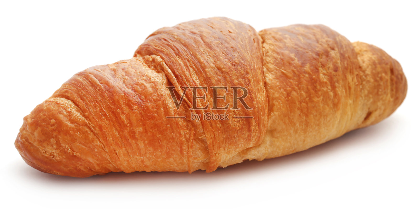 美味牛角面包的特写照片摄影图片