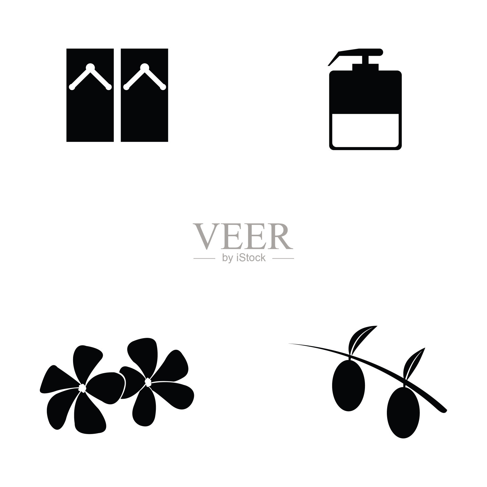 水疗中心图标设置图标素材