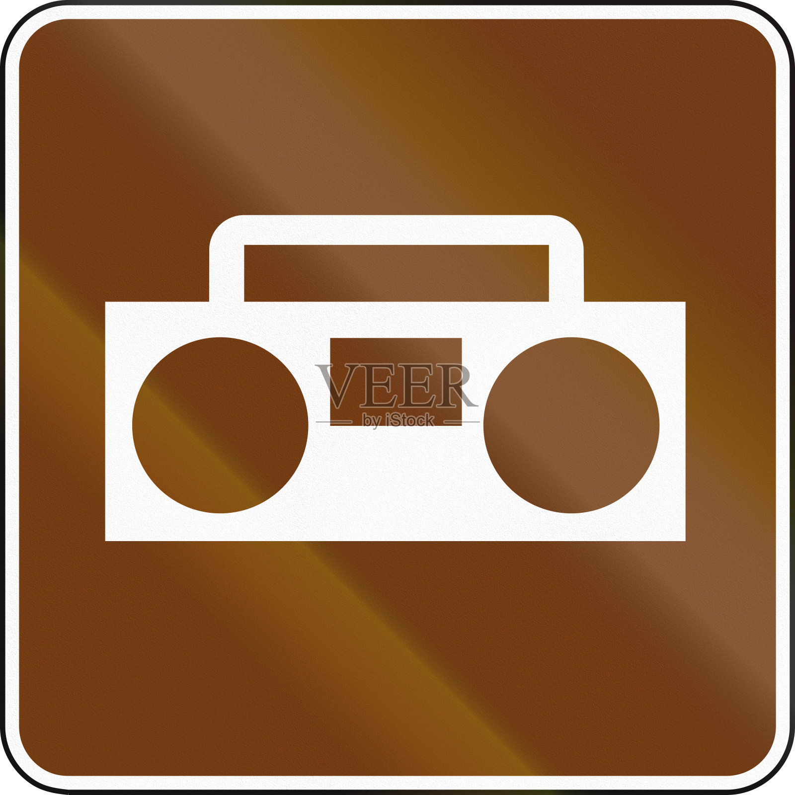 美国MUTCD路标路标-音乐插画图片素材