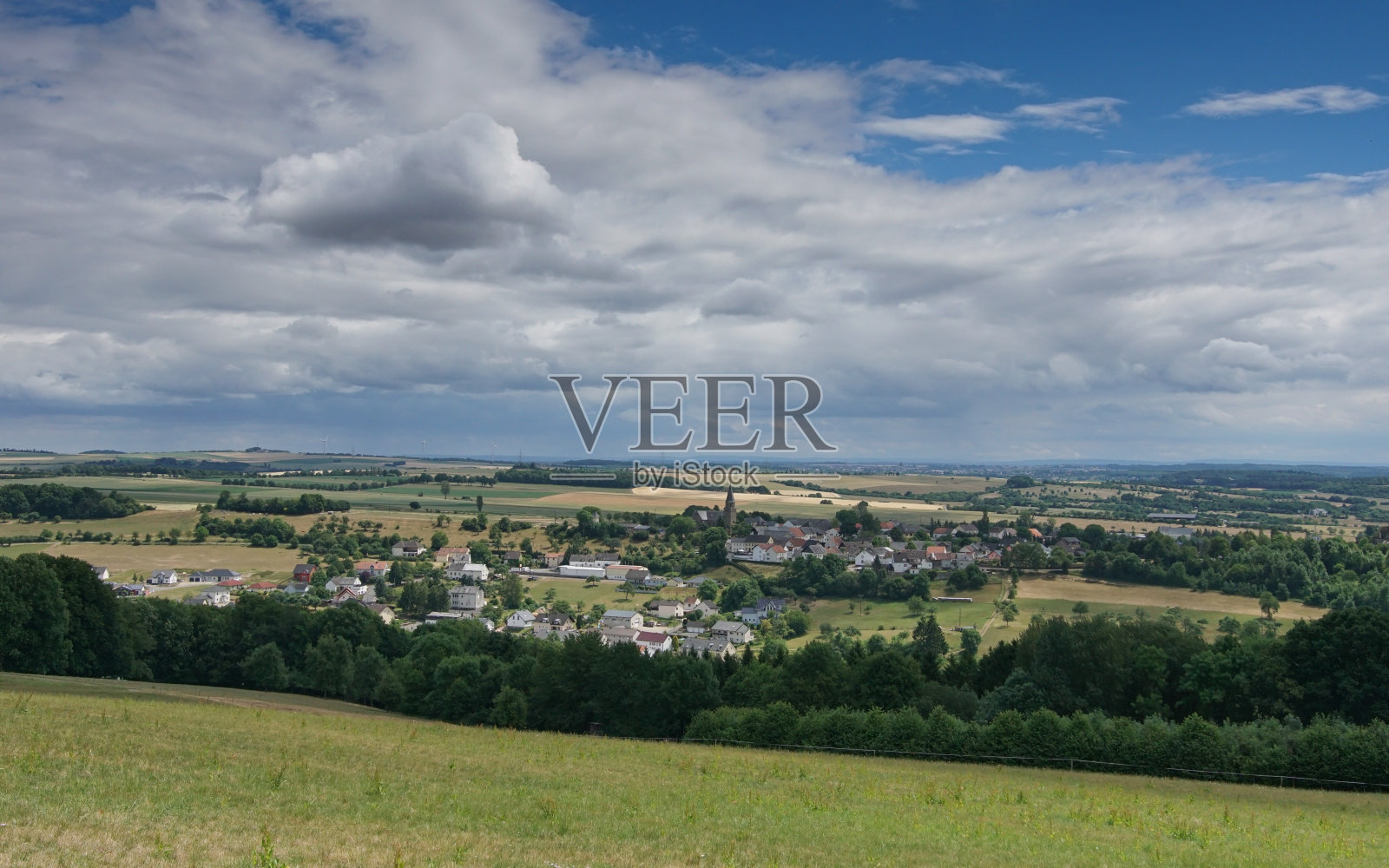 维尔斯多夫，欧洲，德国，Bitburg附近的艾菲尔地区景观照片摄影图片