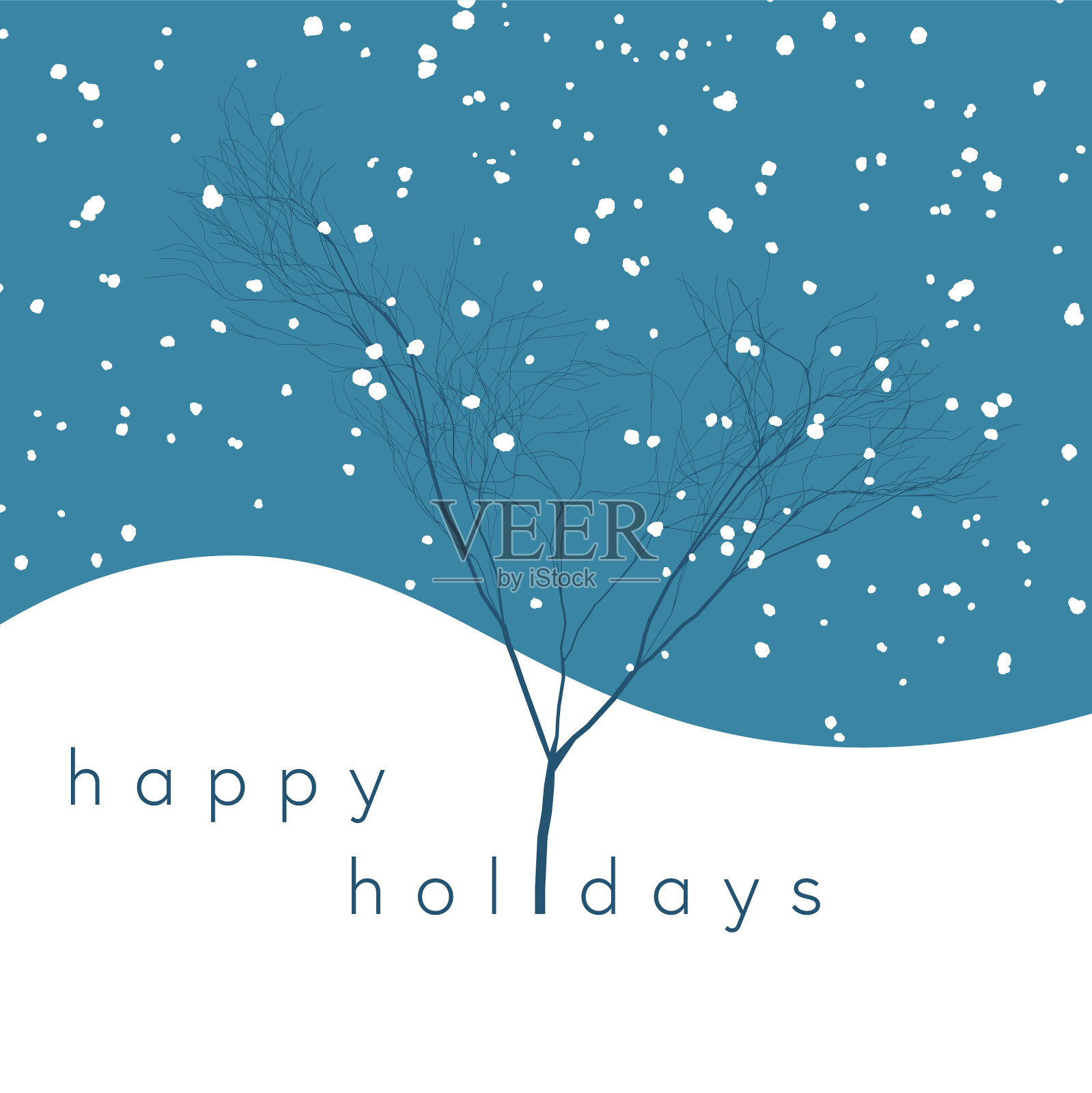 圣诞节的背景插画图片素材