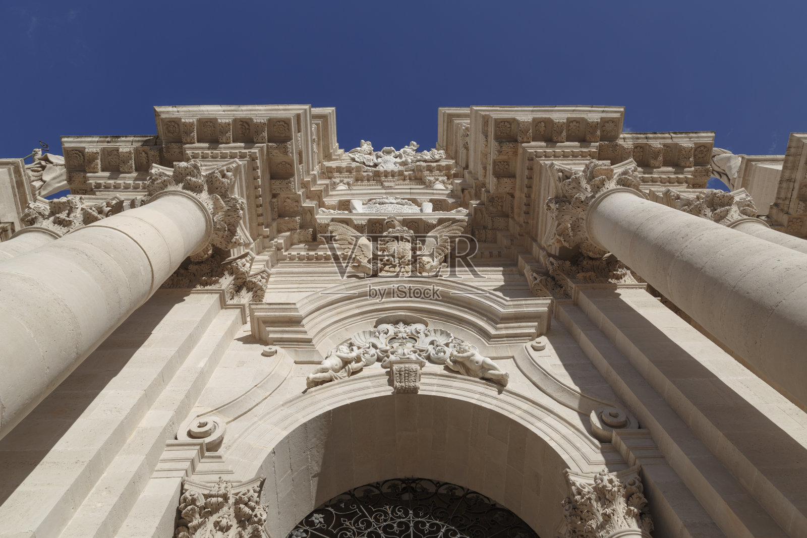 西西里岛锡拉丘兹大教堂照片摄影图片