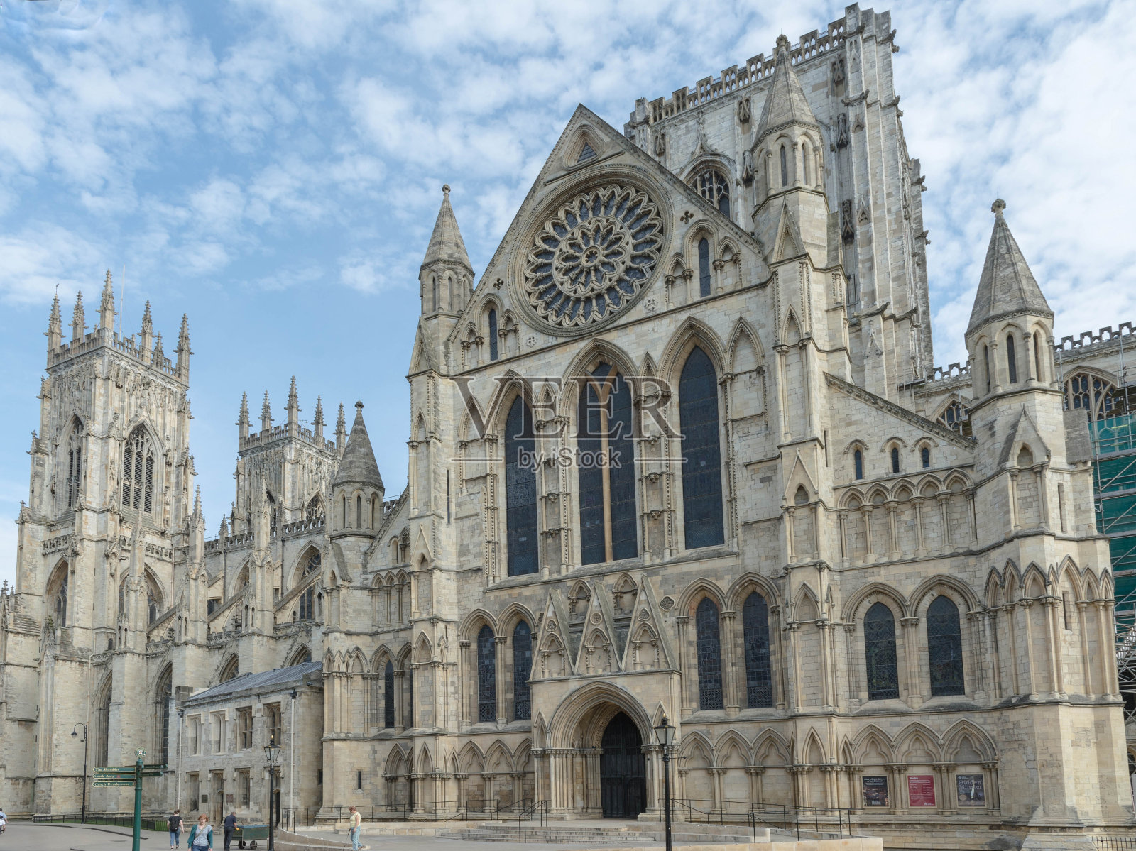 约克大教堂的南门照片摄影图片