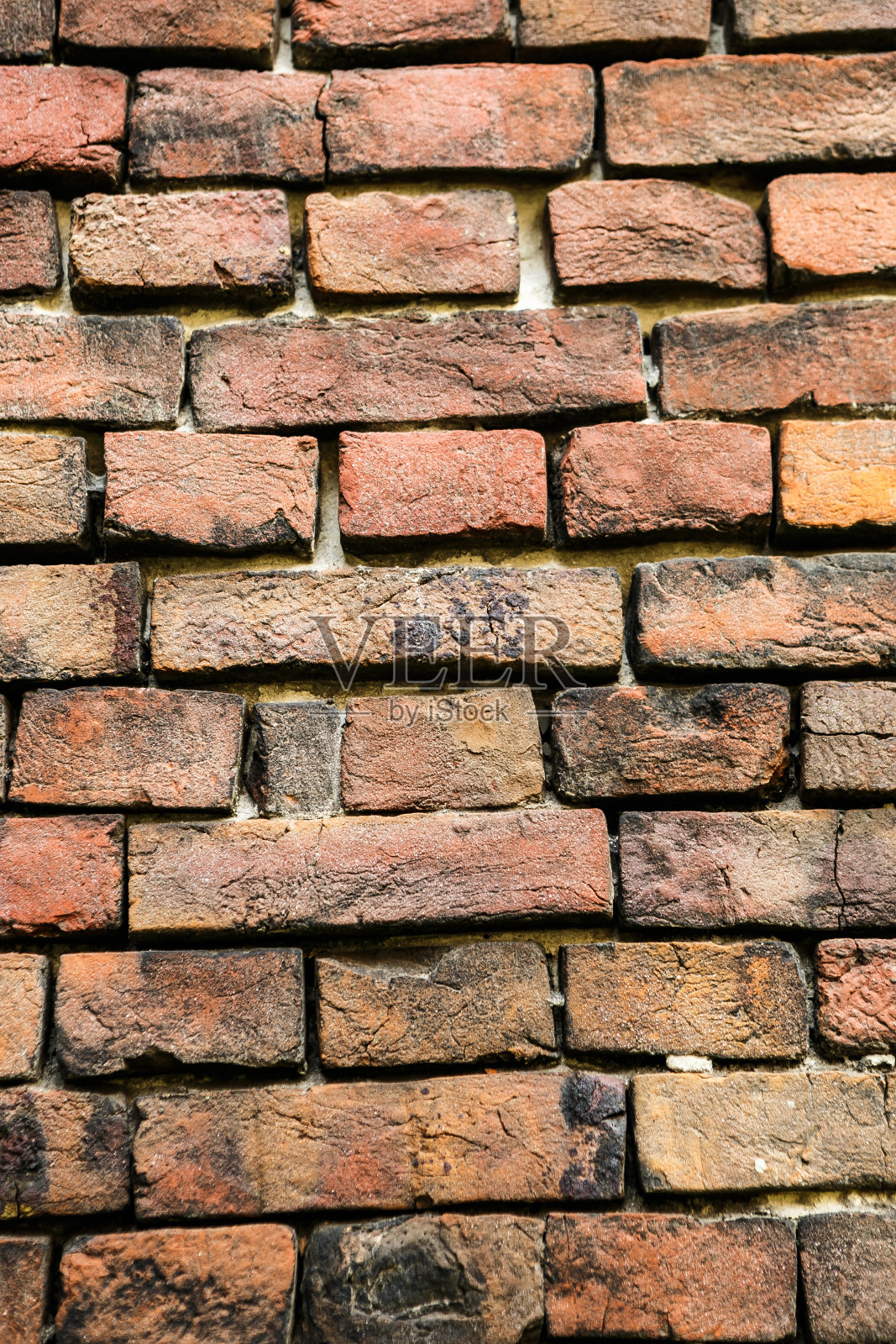 垃圾老房子外墙砖墙背景照片摄影图片