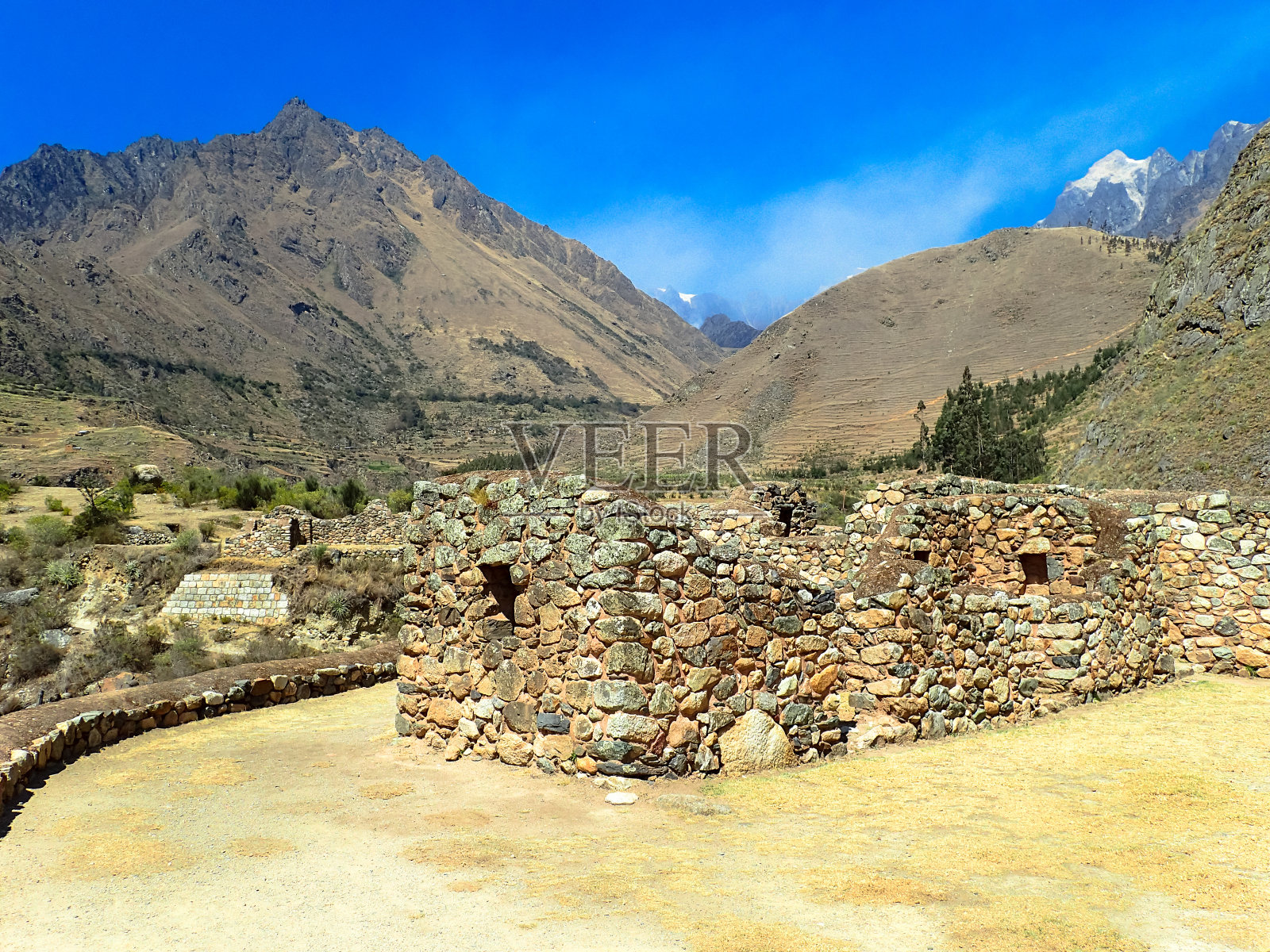 秘鲁的印加铁路遗址照片摄影图片