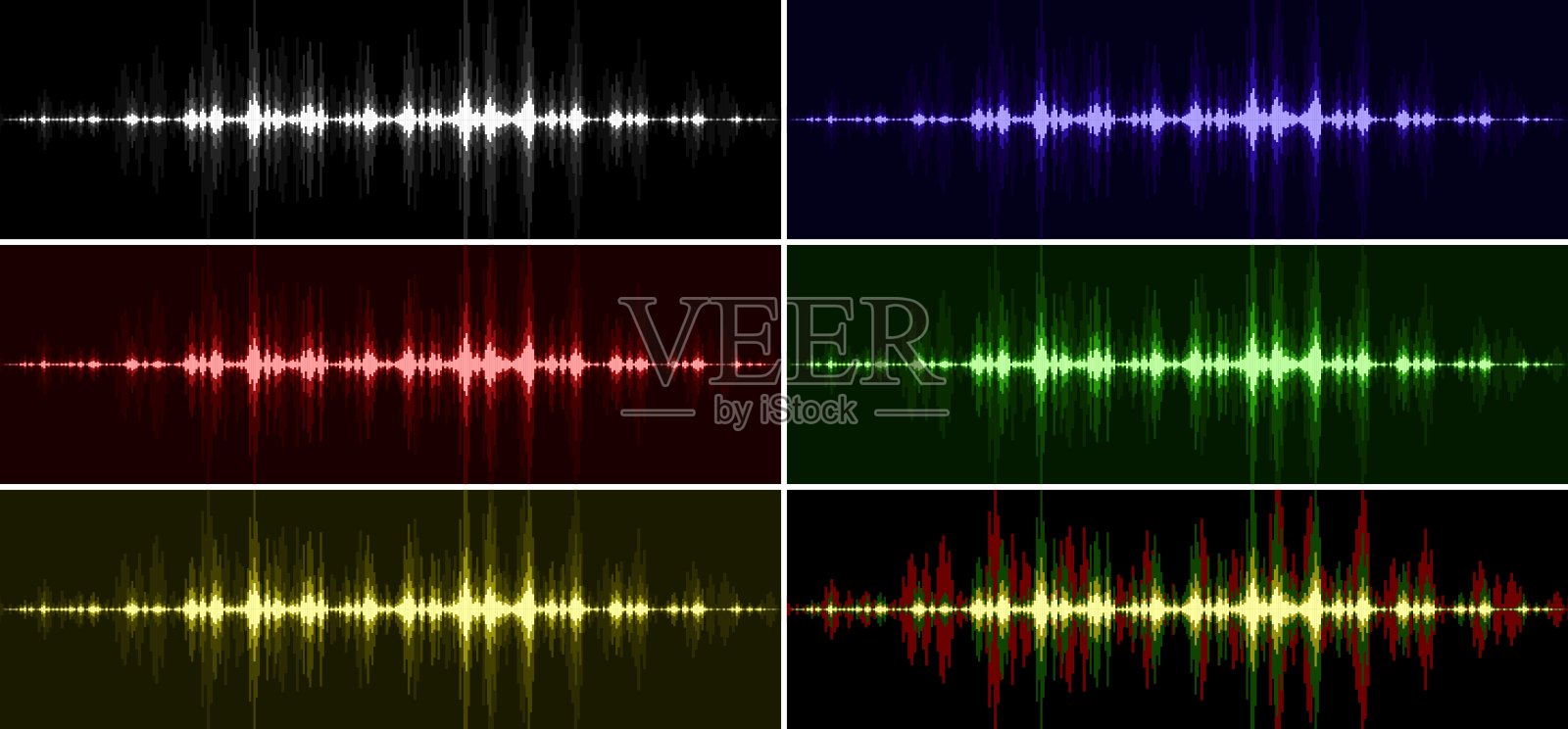 声音的规模。插画图片素材