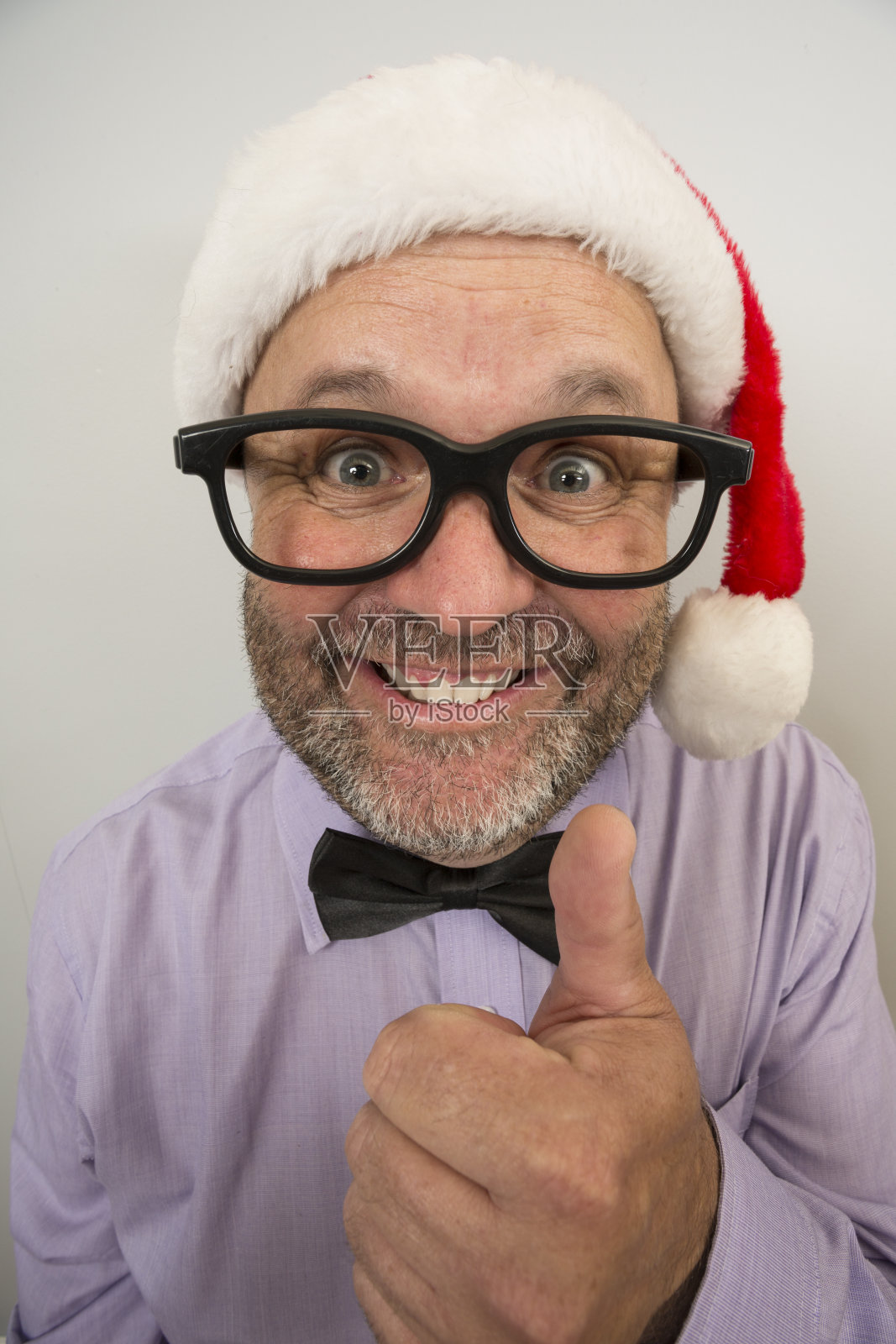 圣诞节的书呆子照片摄影图片