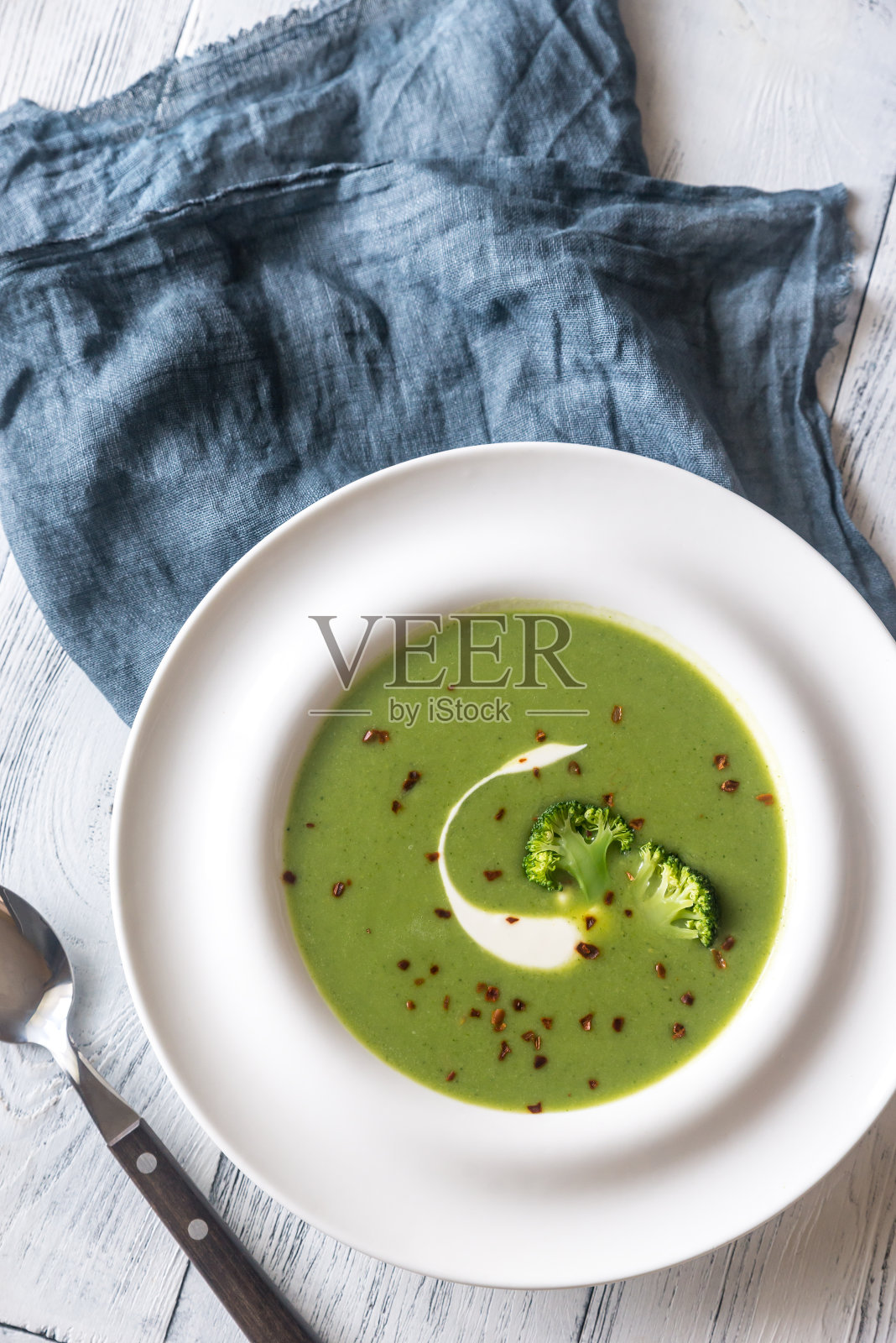 椰菜汤照片摄影图片