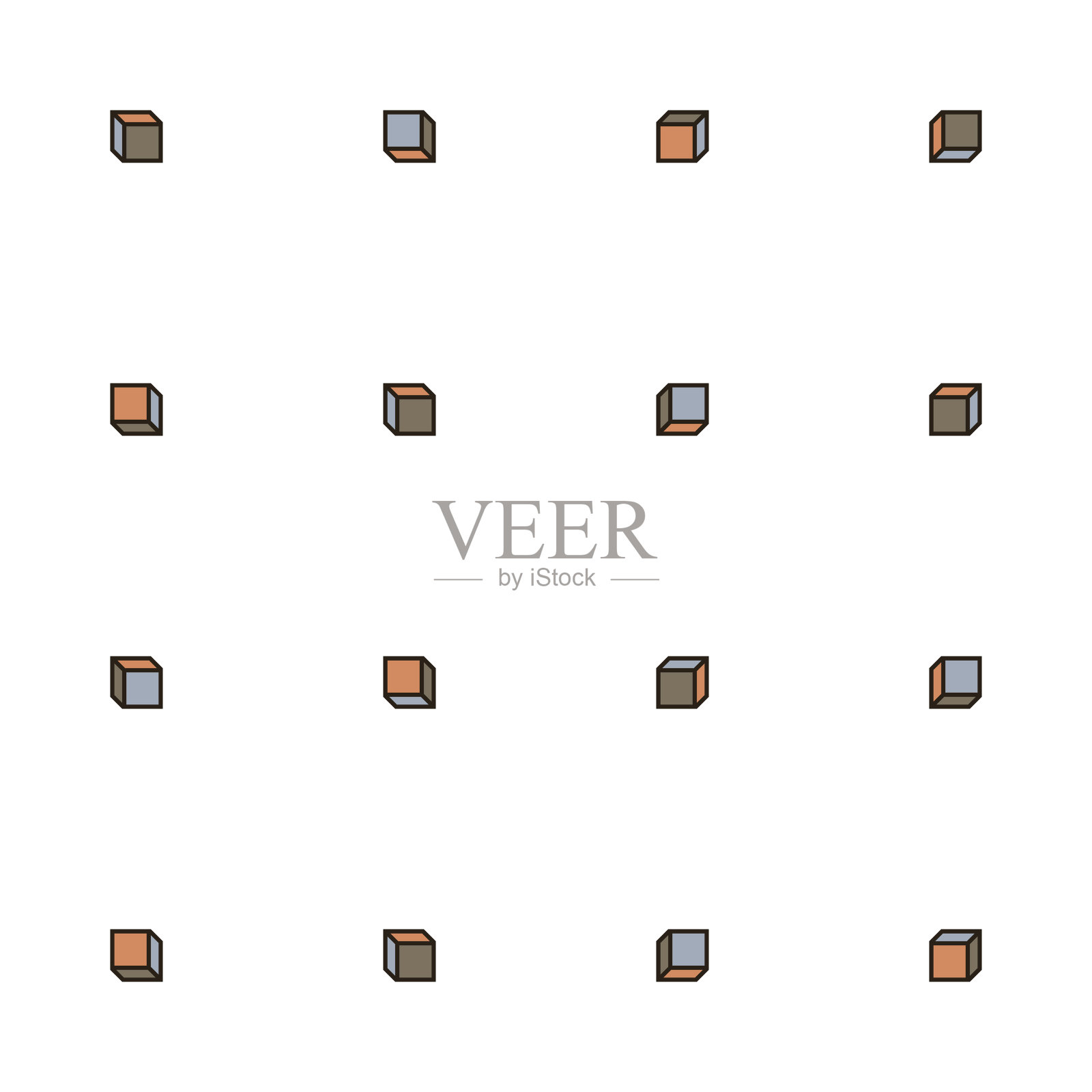 抽象简约的平面背景插画图片素材