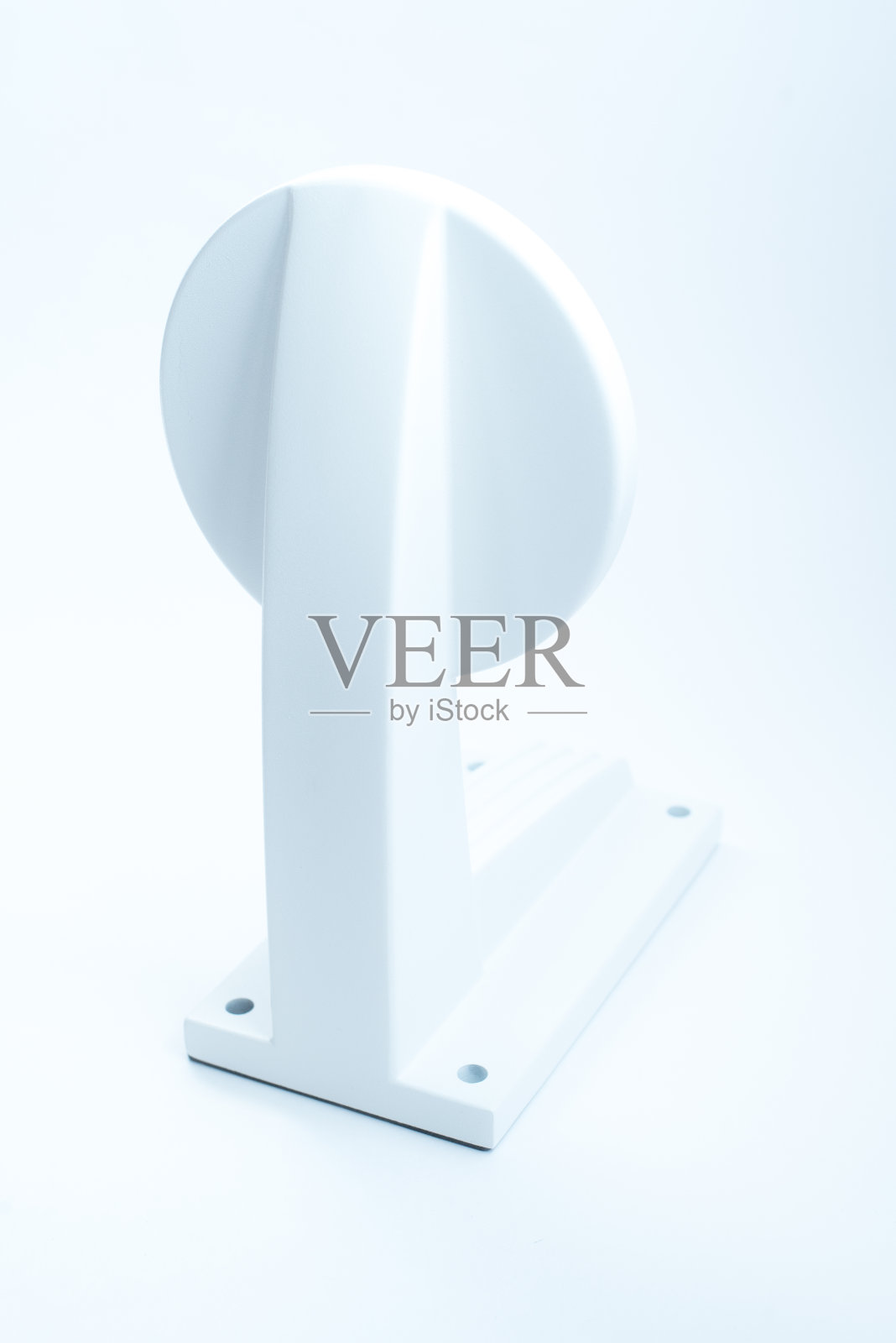 在白色背景上隔离的摄像机或闭路电视的支架照片摄影图片