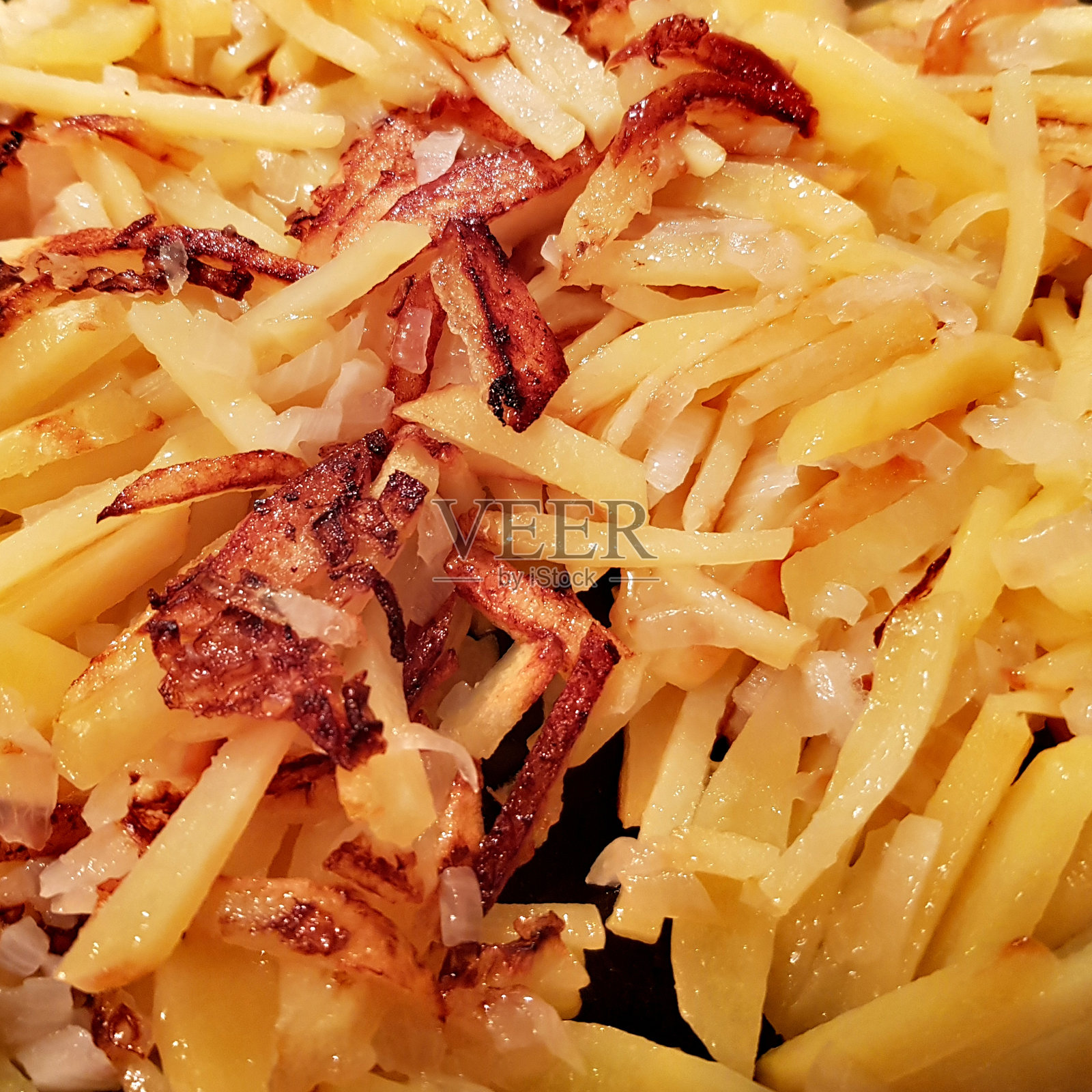 炒土豆片照片摄影图片