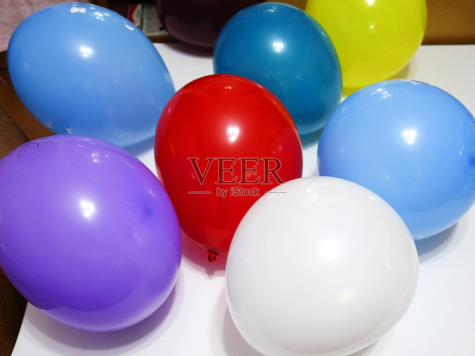 彩色气球照片摄影图片