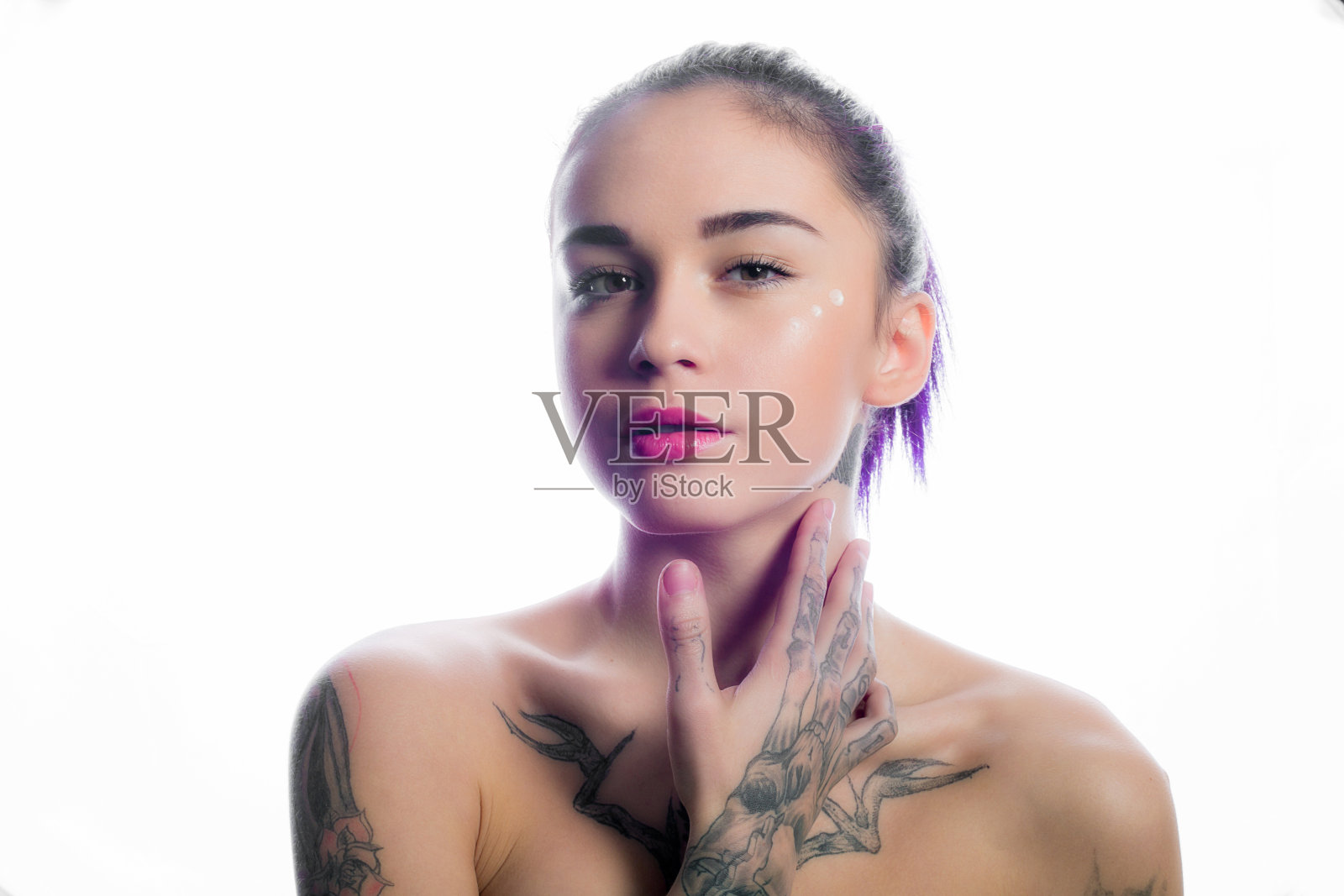 用保湿霜美容照片摄影图片