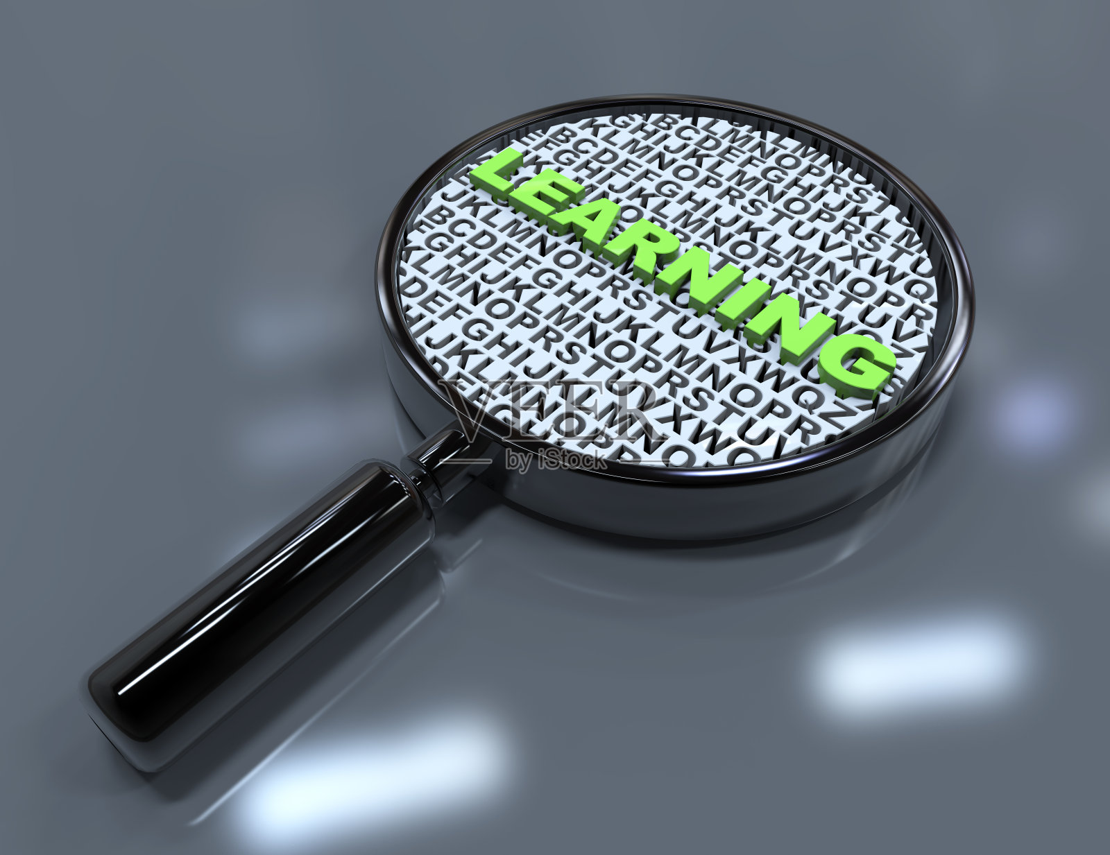 学习三维字母单词照片摄影图片