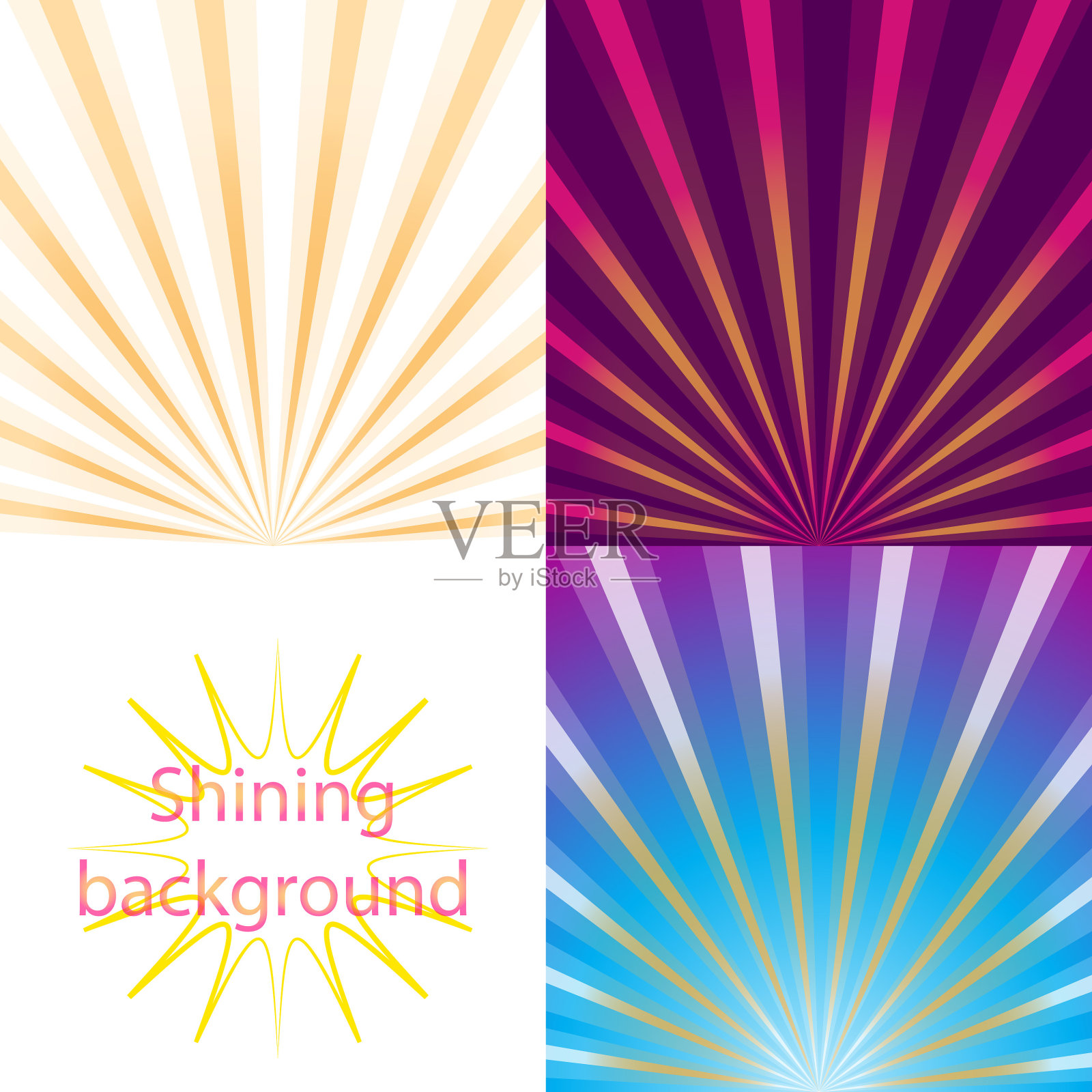 在阳光的背景上滚动插画图片素材