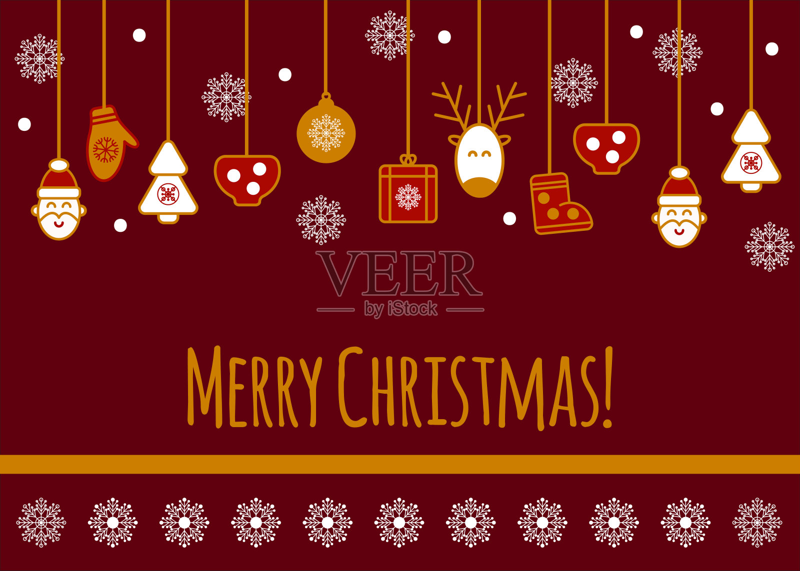 祝贺圣诞节插画图片素材