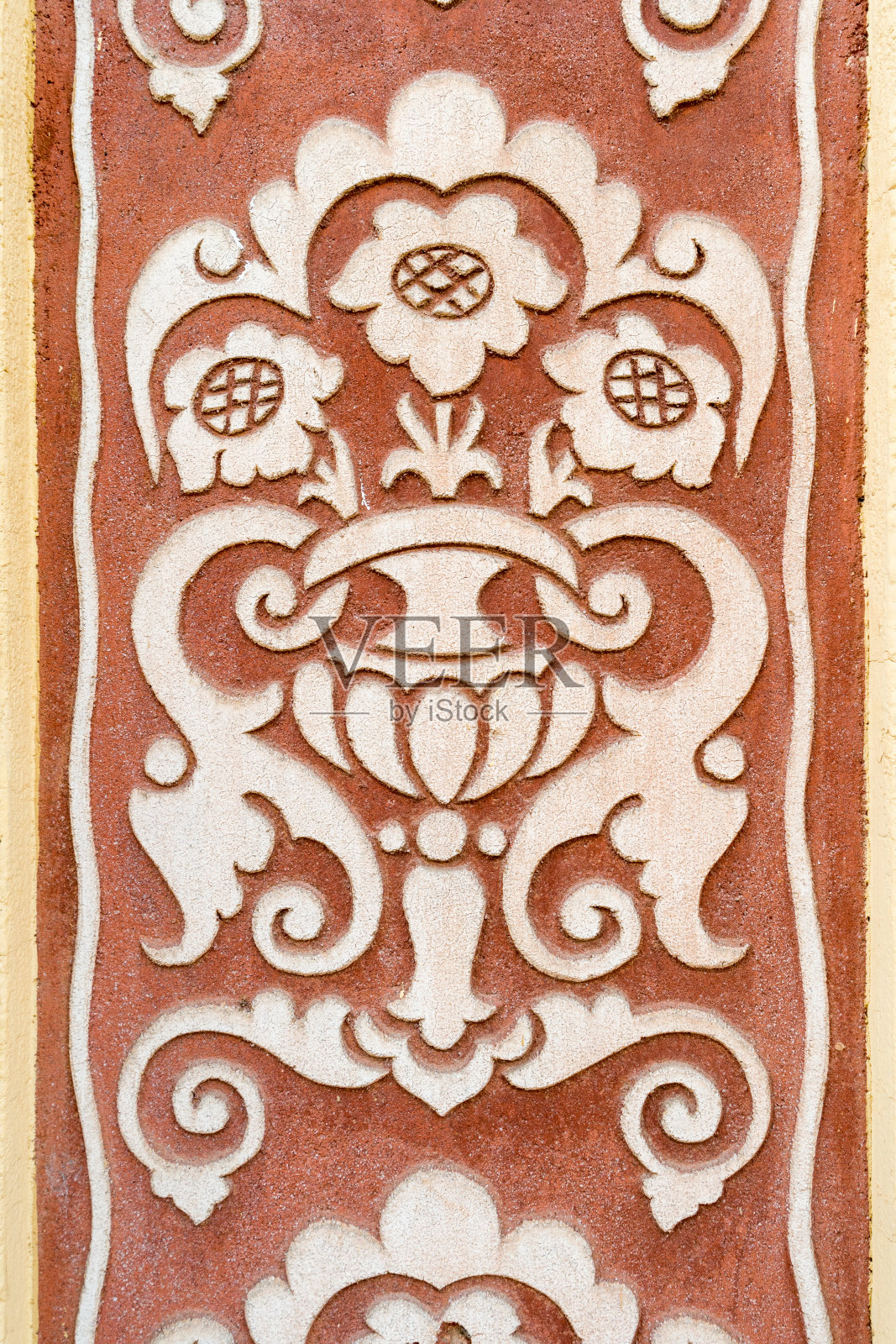 旧花墙装饰照片摄影图片