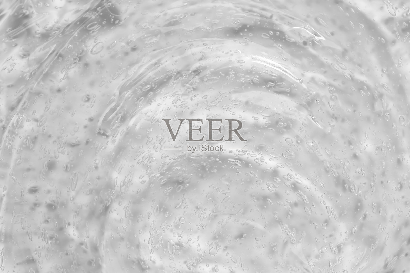 凝胶气泡背景和质地。照片摄影图片