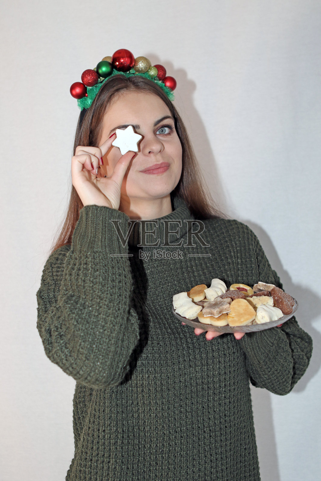 圣诞饼干味道好极了照片摄影图片