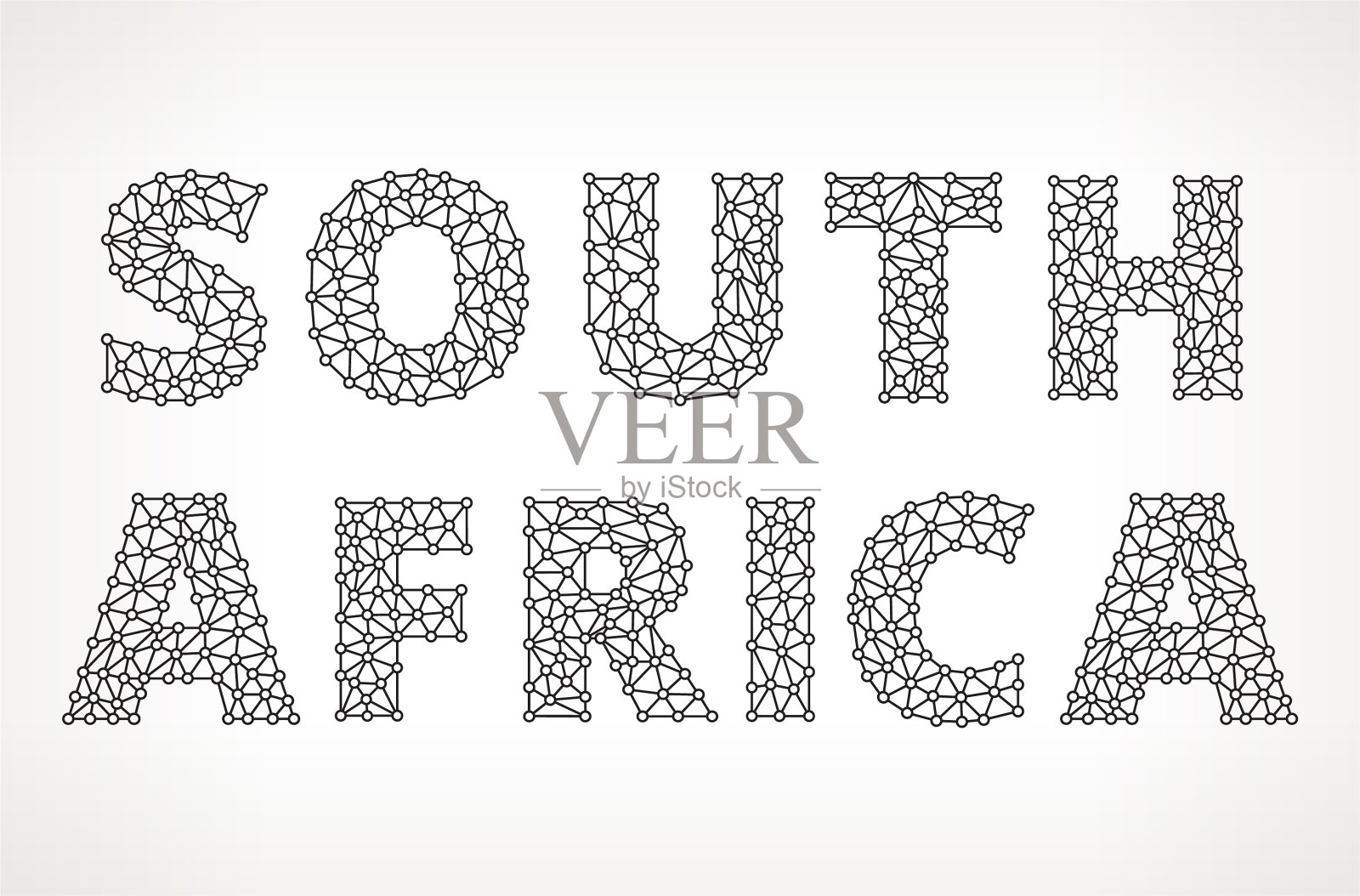 南非三角矢量模式插画图片素材