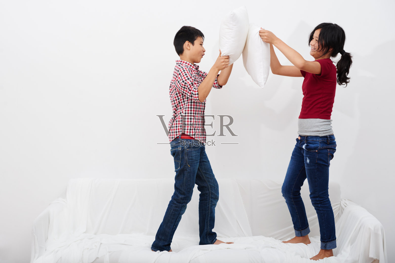 与枕头照片摄影图片