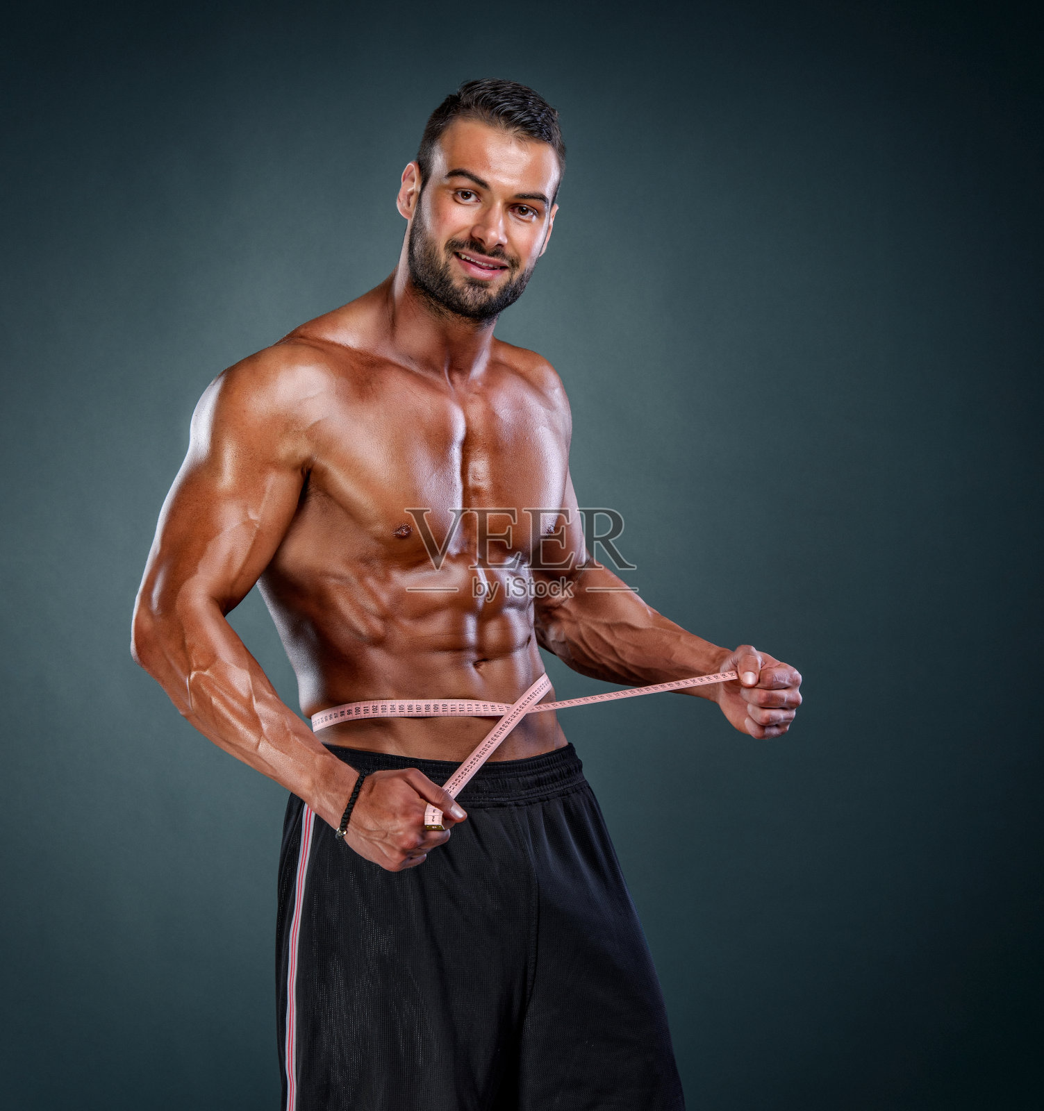 测量腰围照片摄影图片