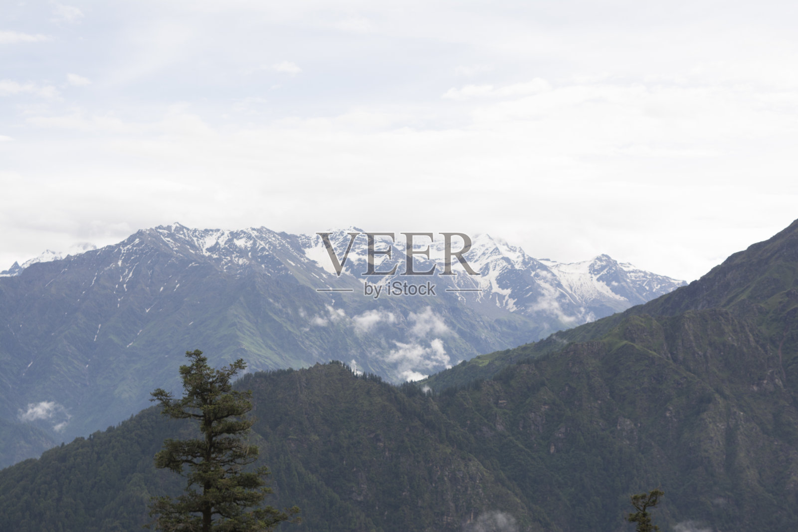 冰川的山峰照片摄影图片