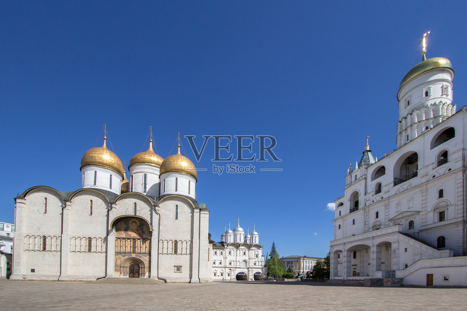 莫斯科克里姆林宫的大天使大教堂，俄罗斯照片摄影图片