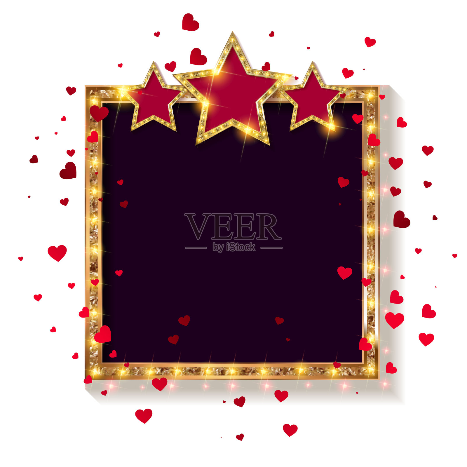 情人节聚会。插画图片素材