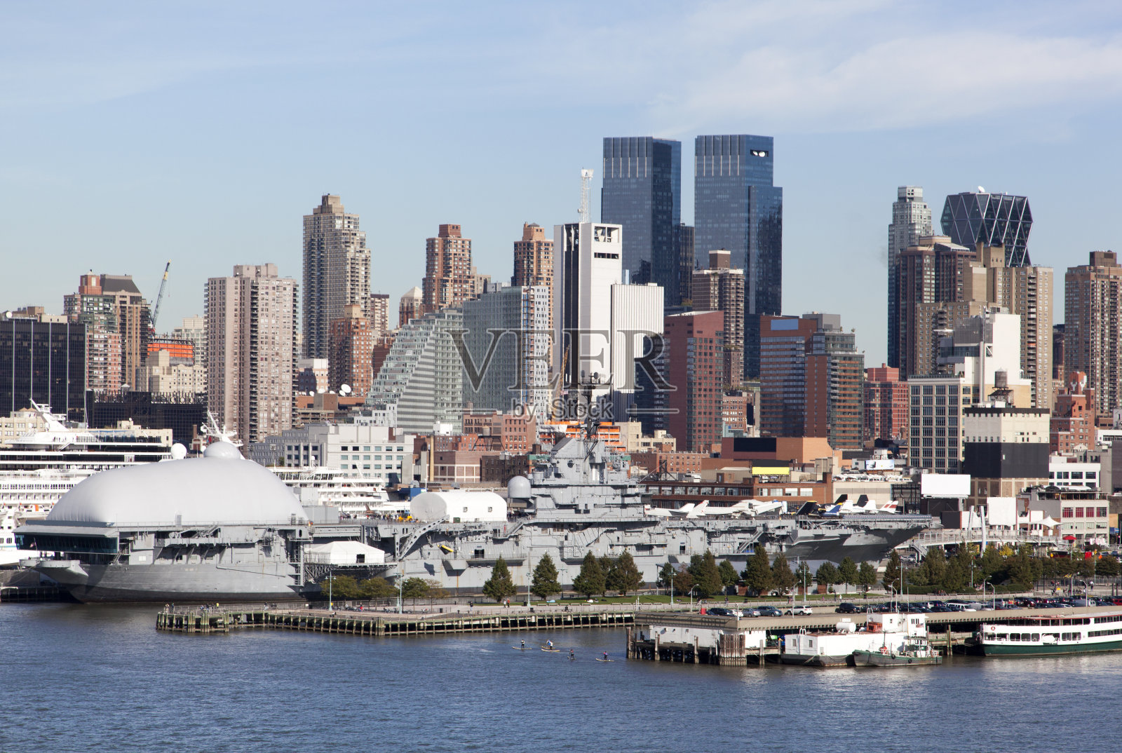 曼哈顿中城码头照片摄影图片