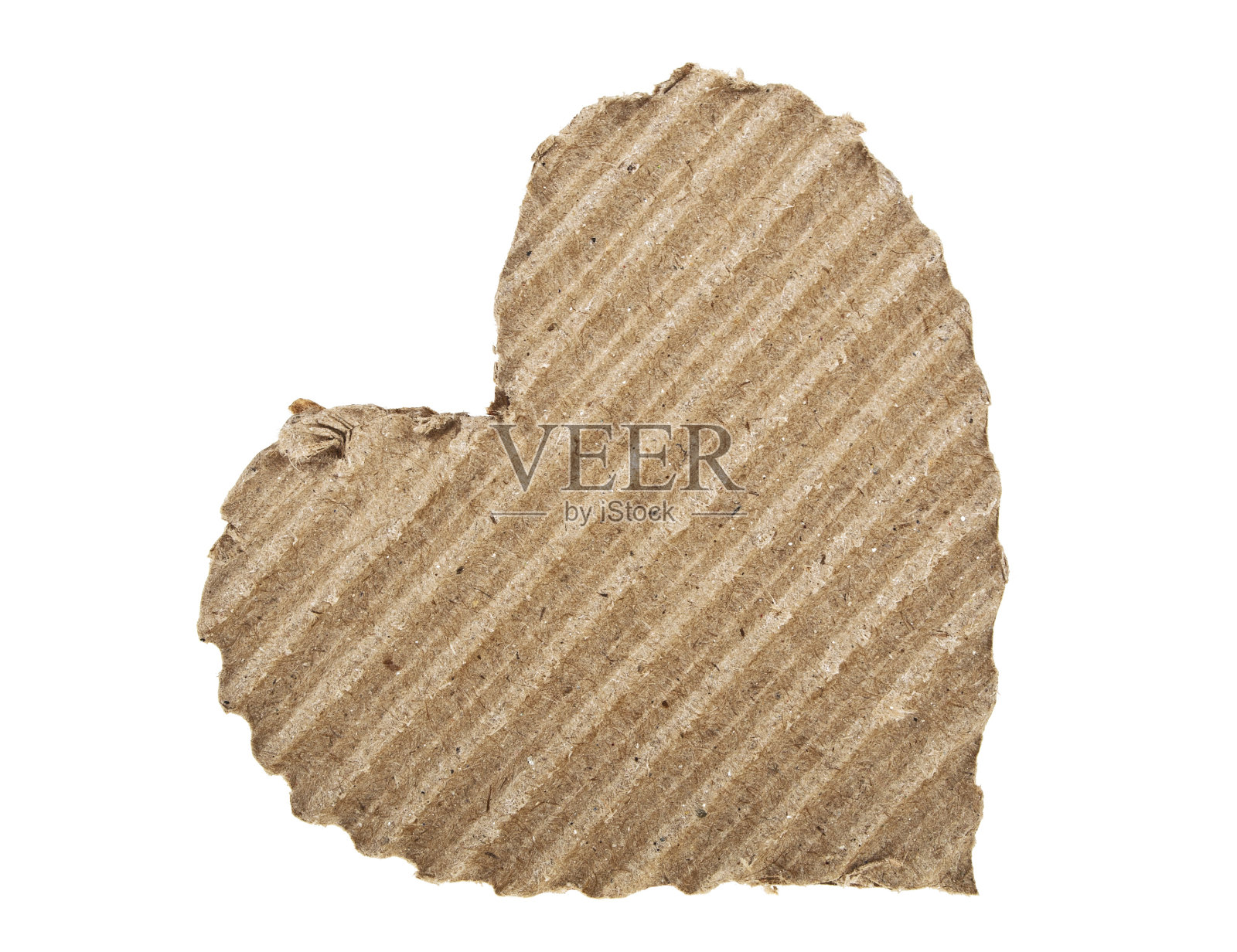 心形瓦楞纸板照片摄影图片