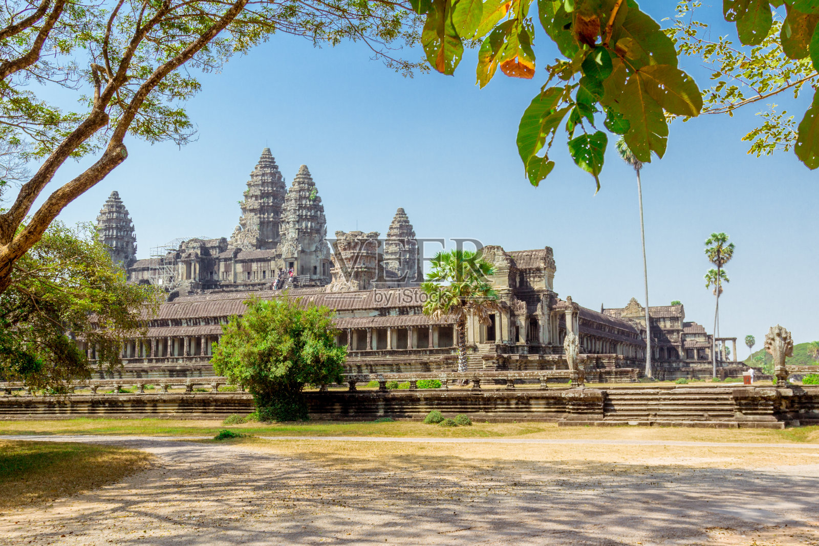 柬埔寨，吴哥考古公园照片摄影图片