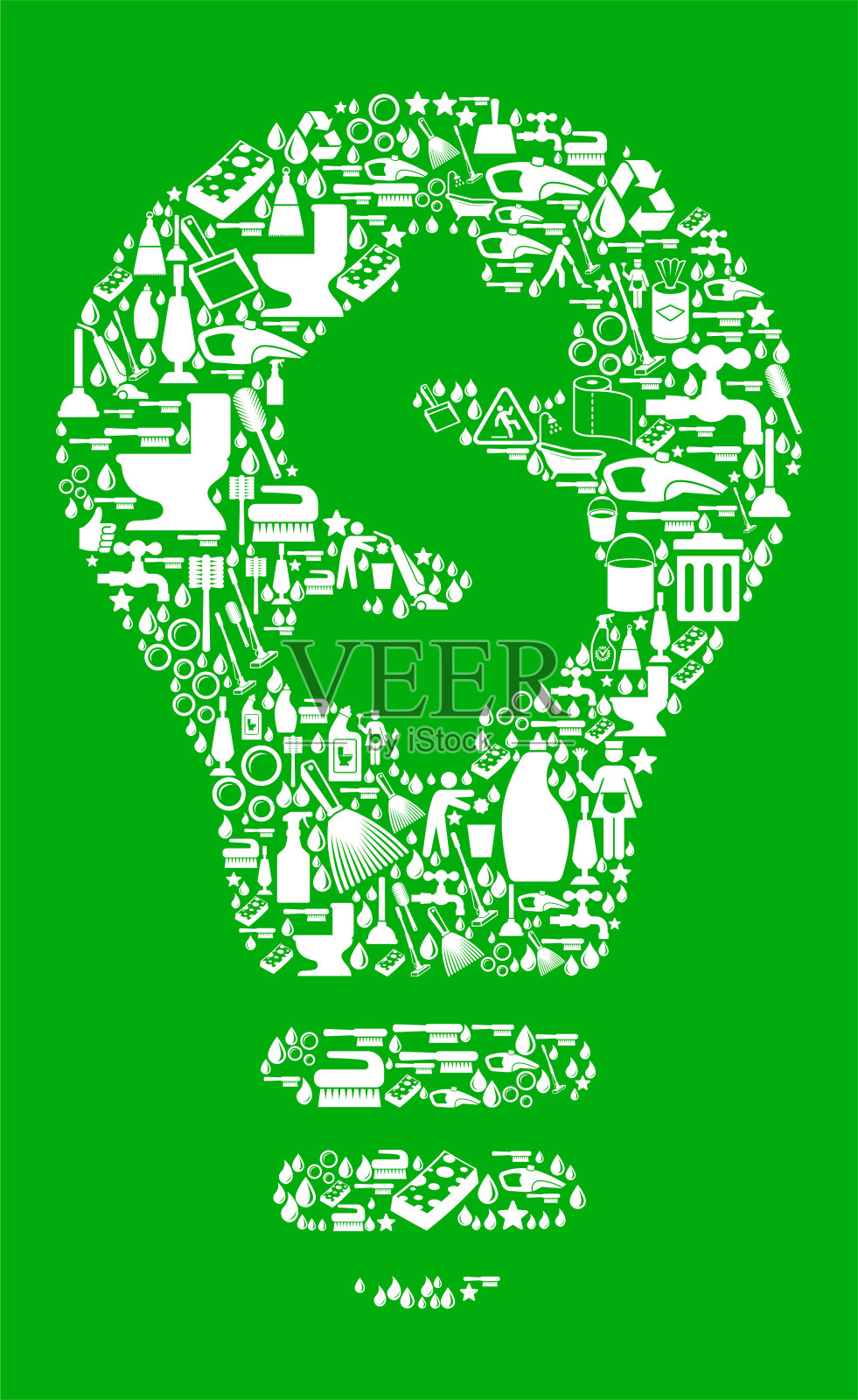 钱想法清洁绿色背景图案插画图片素材