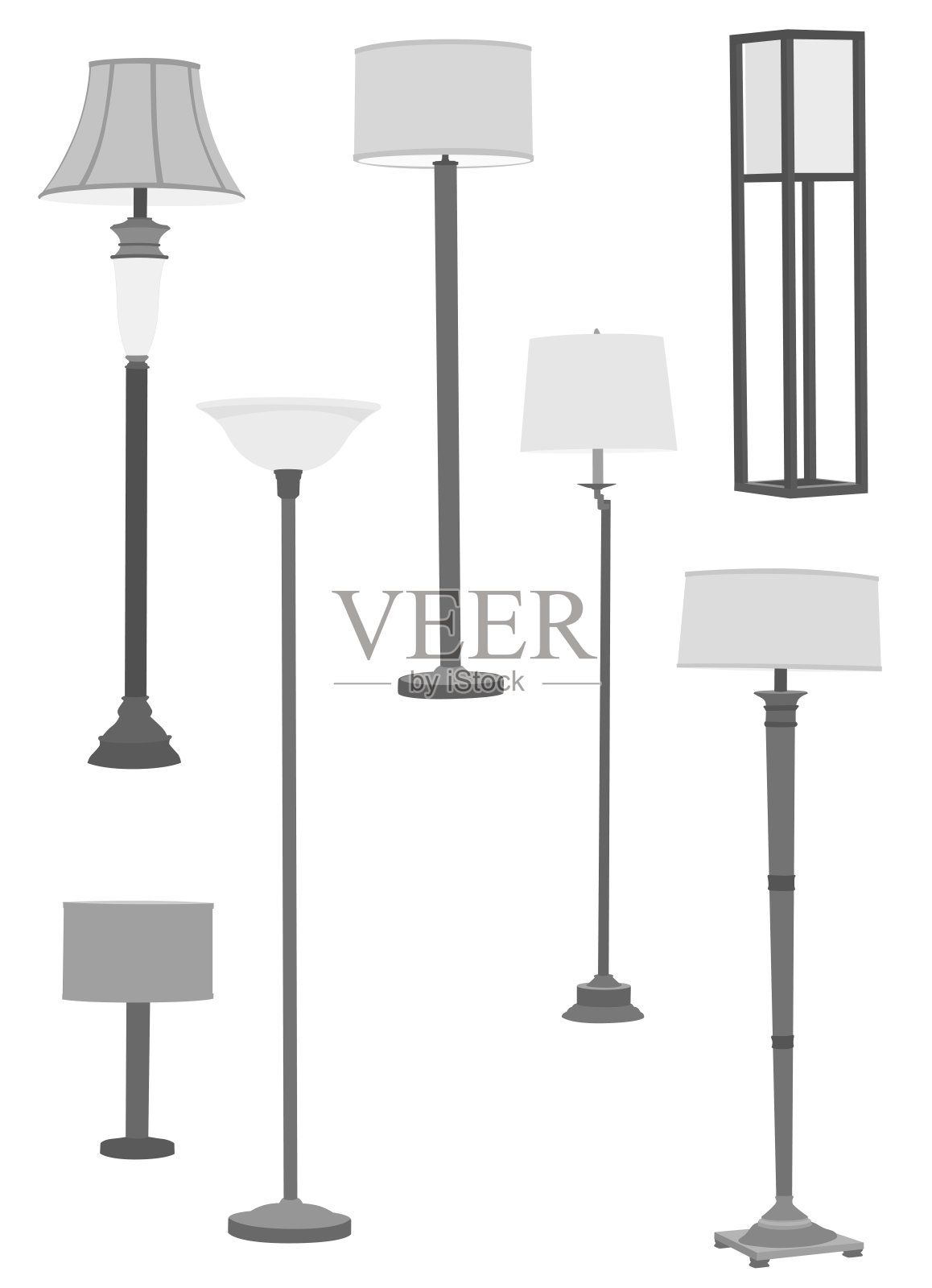 站灯集合设计元素图片