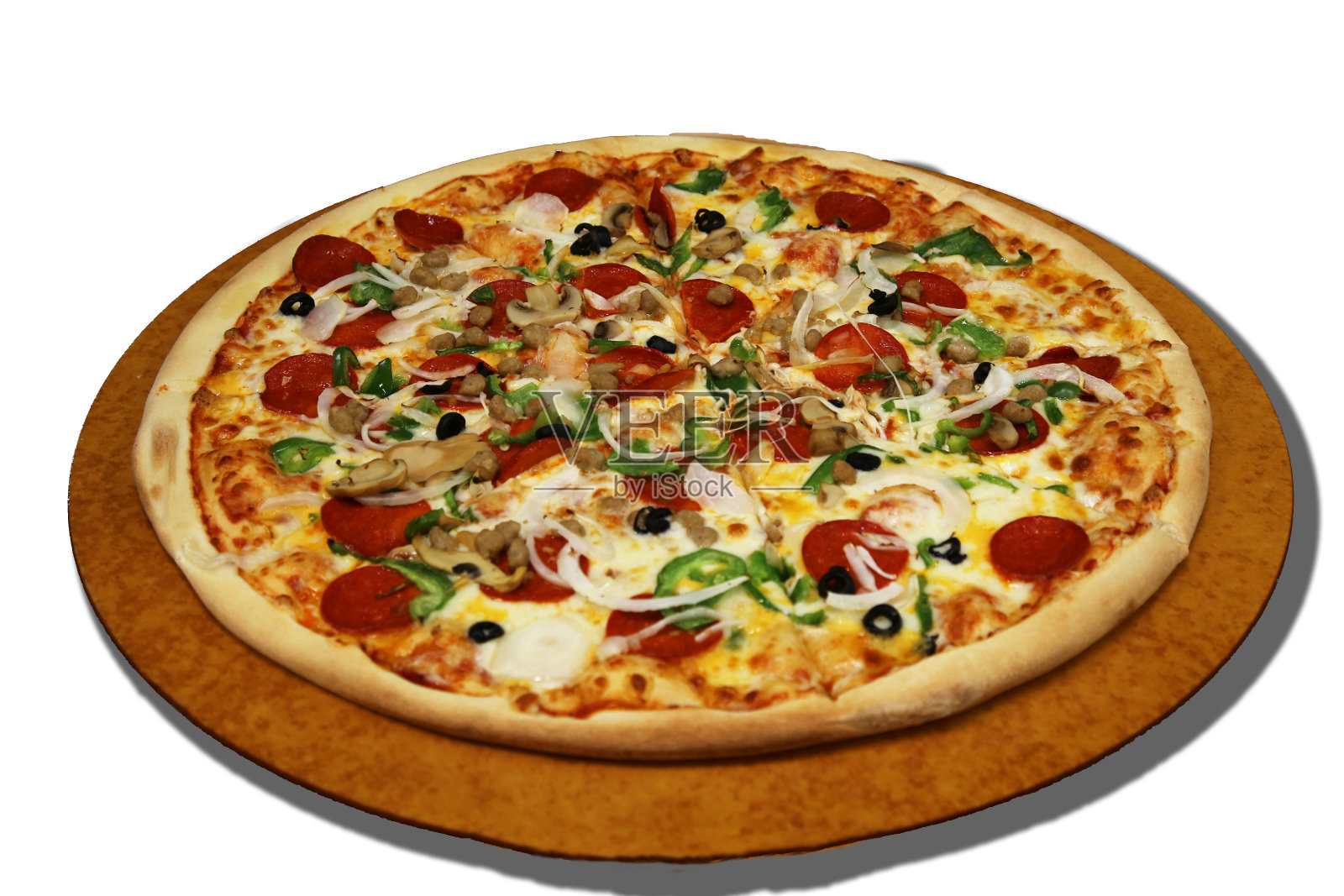 大尺寸的披萨照片摄影图片