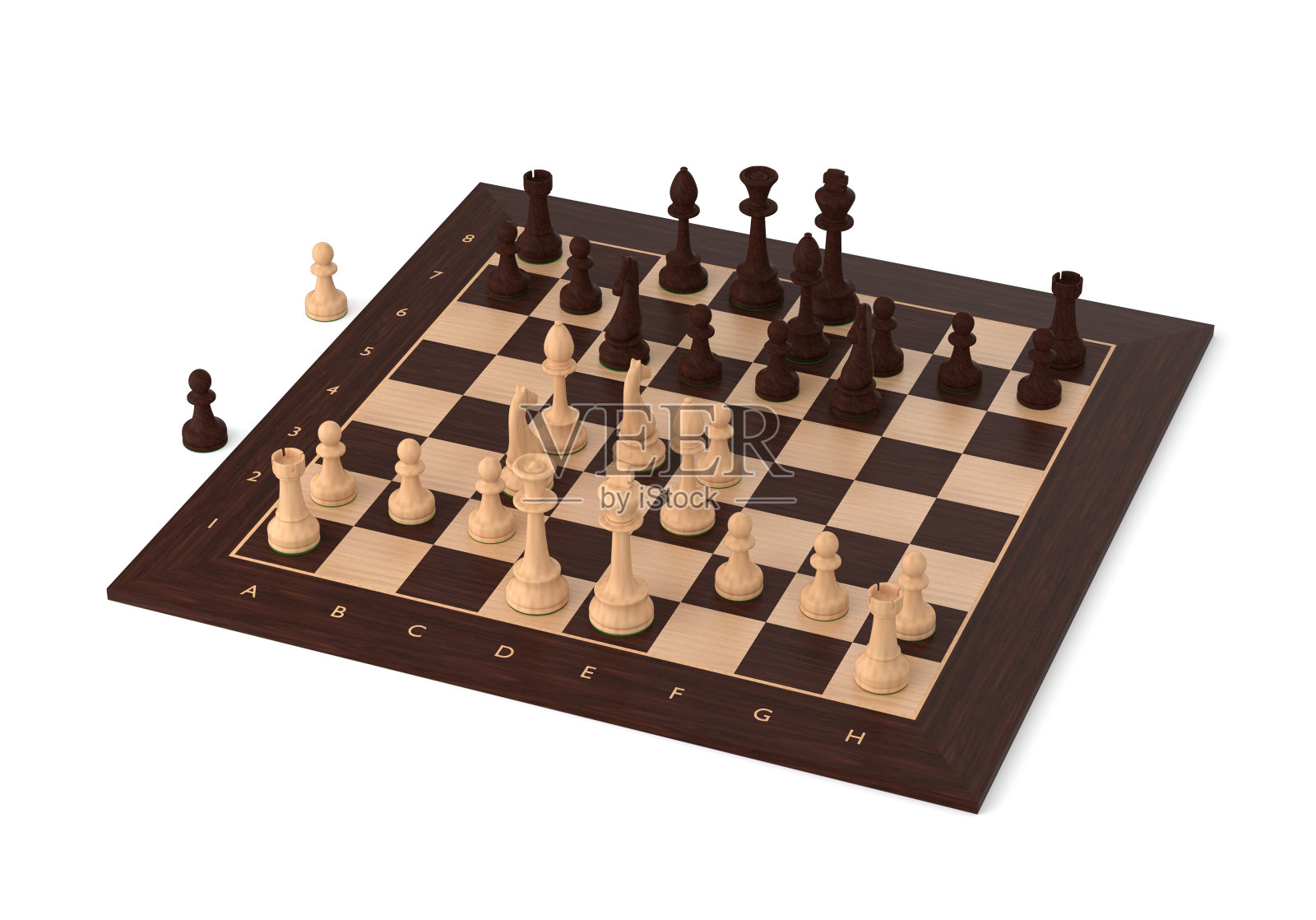 国际象棋的经营理念，领袖与成功照片摄影图片