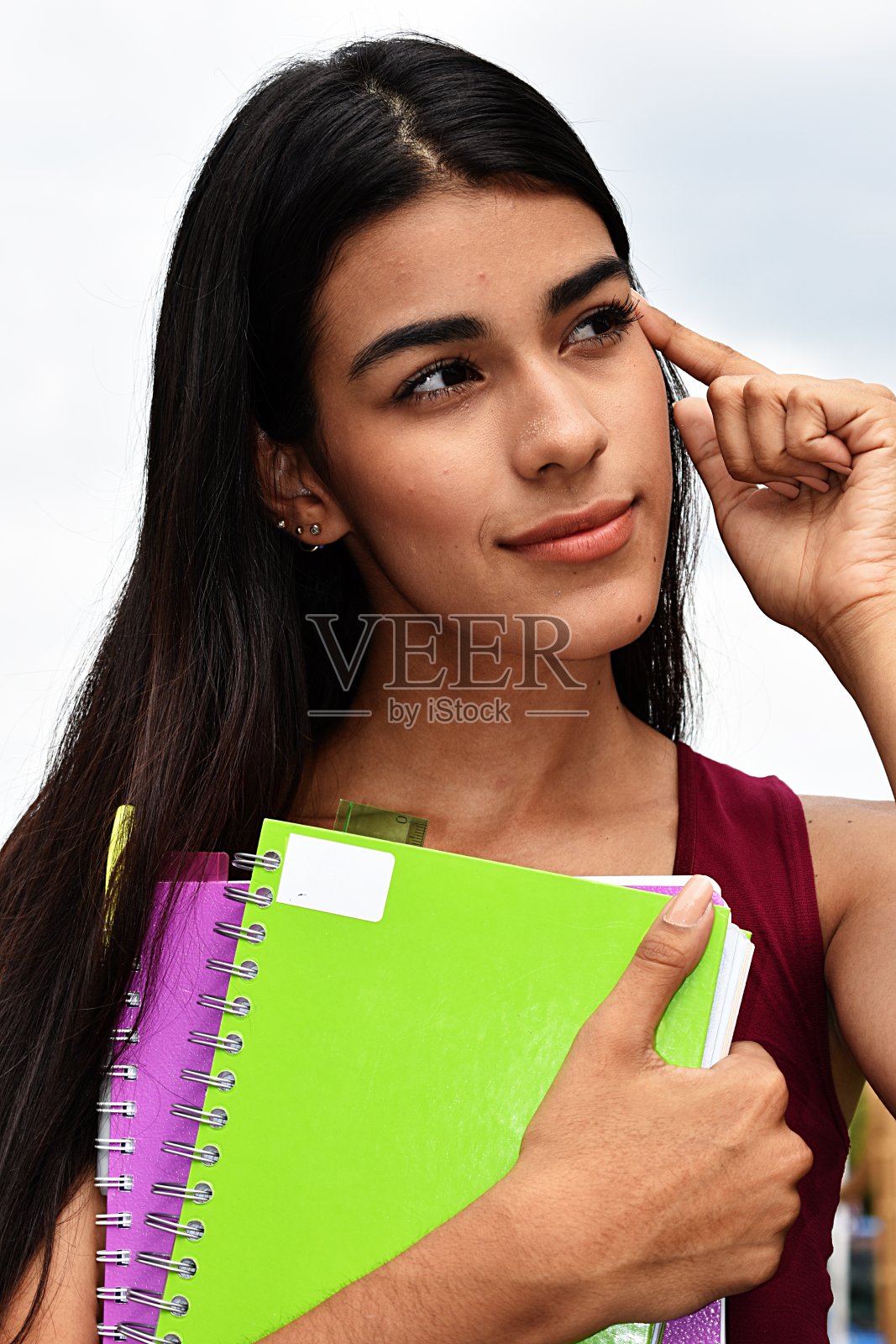 女生决定照片摄影图片