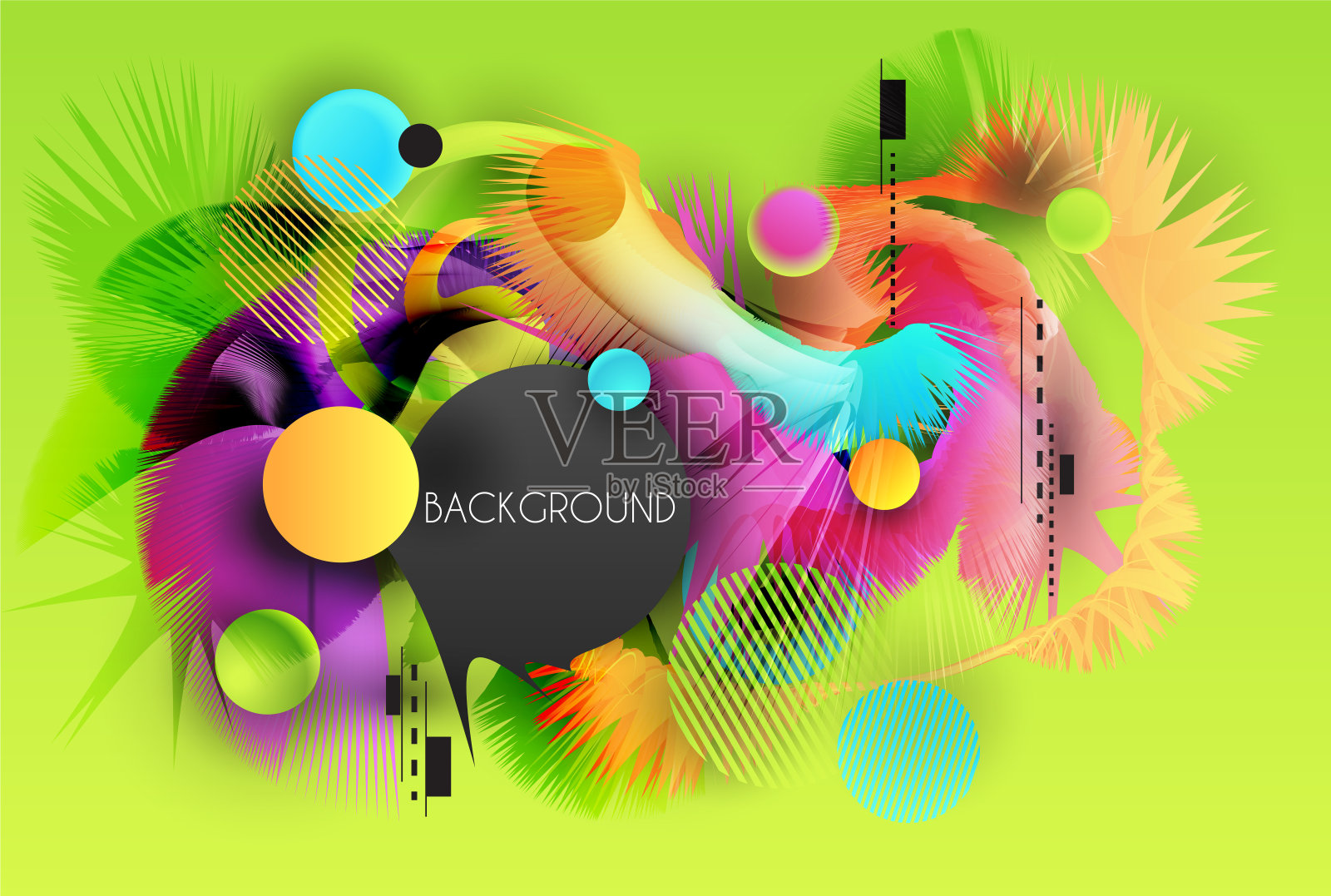 背景与灵活的抽象3d形式插画图片素材