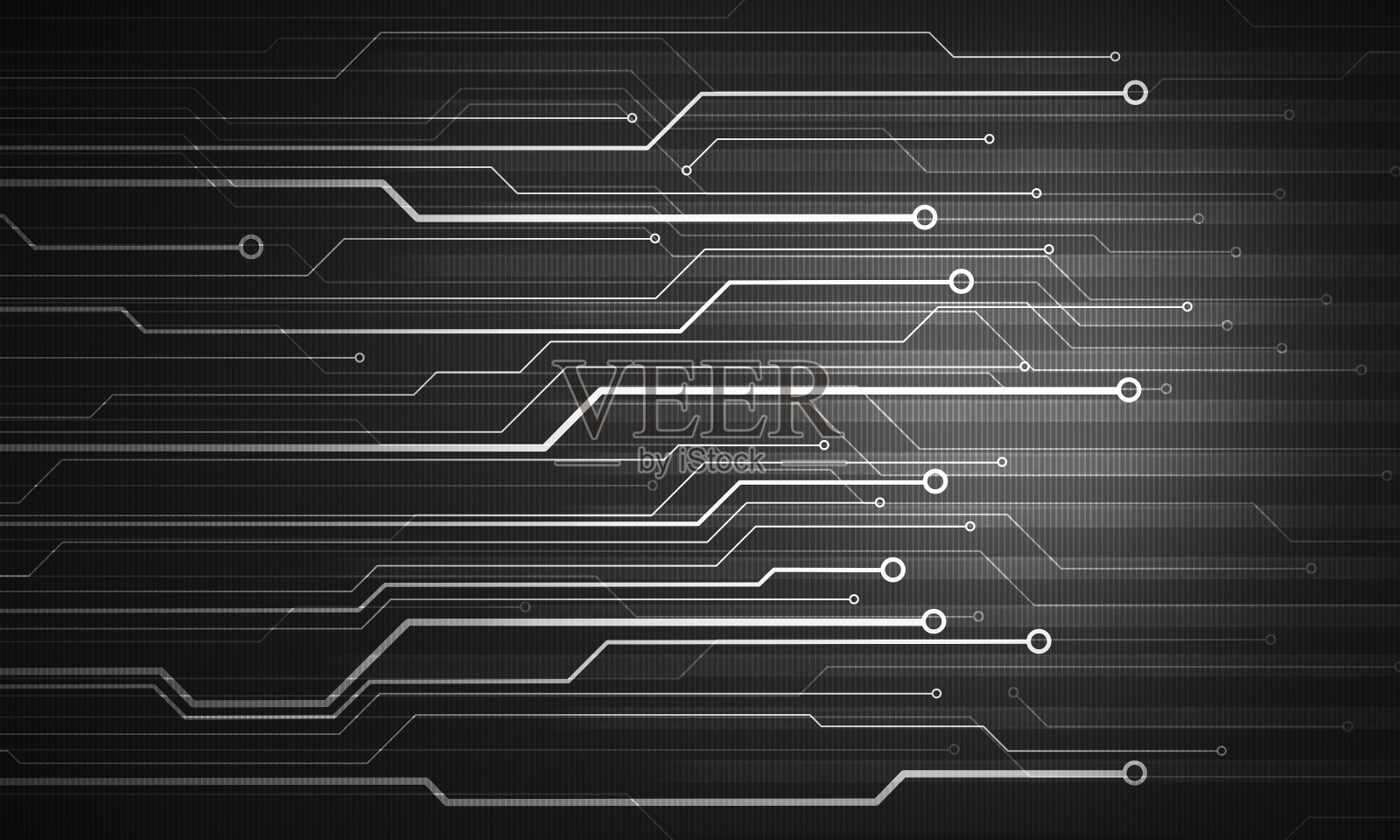 黑白色未来概念图像微芯片背景插画图片素材