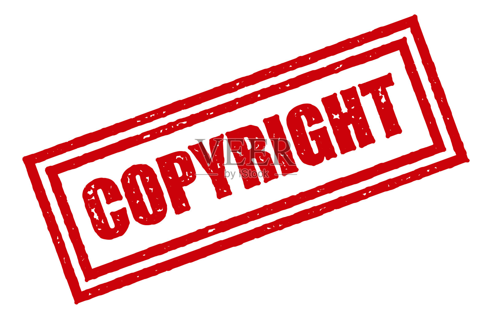 红色橡皮图章图标上透明的背景插画图片素材