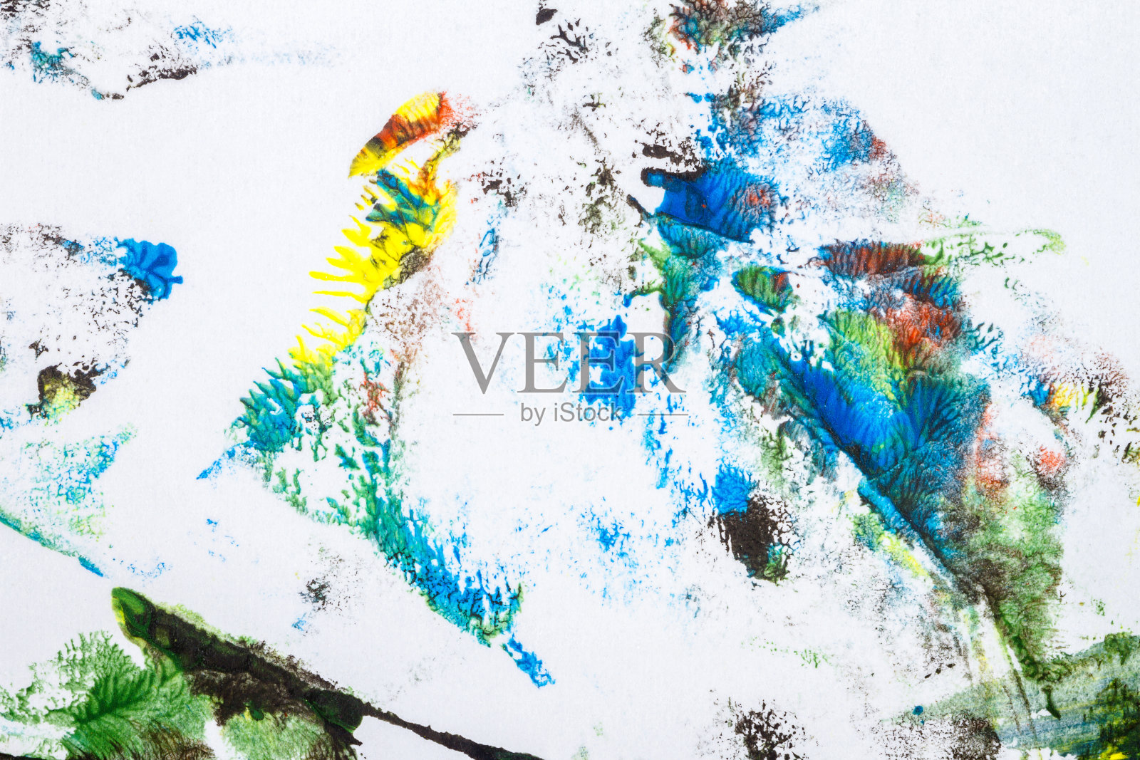 抽象彩色手绘背景照片摄影图片