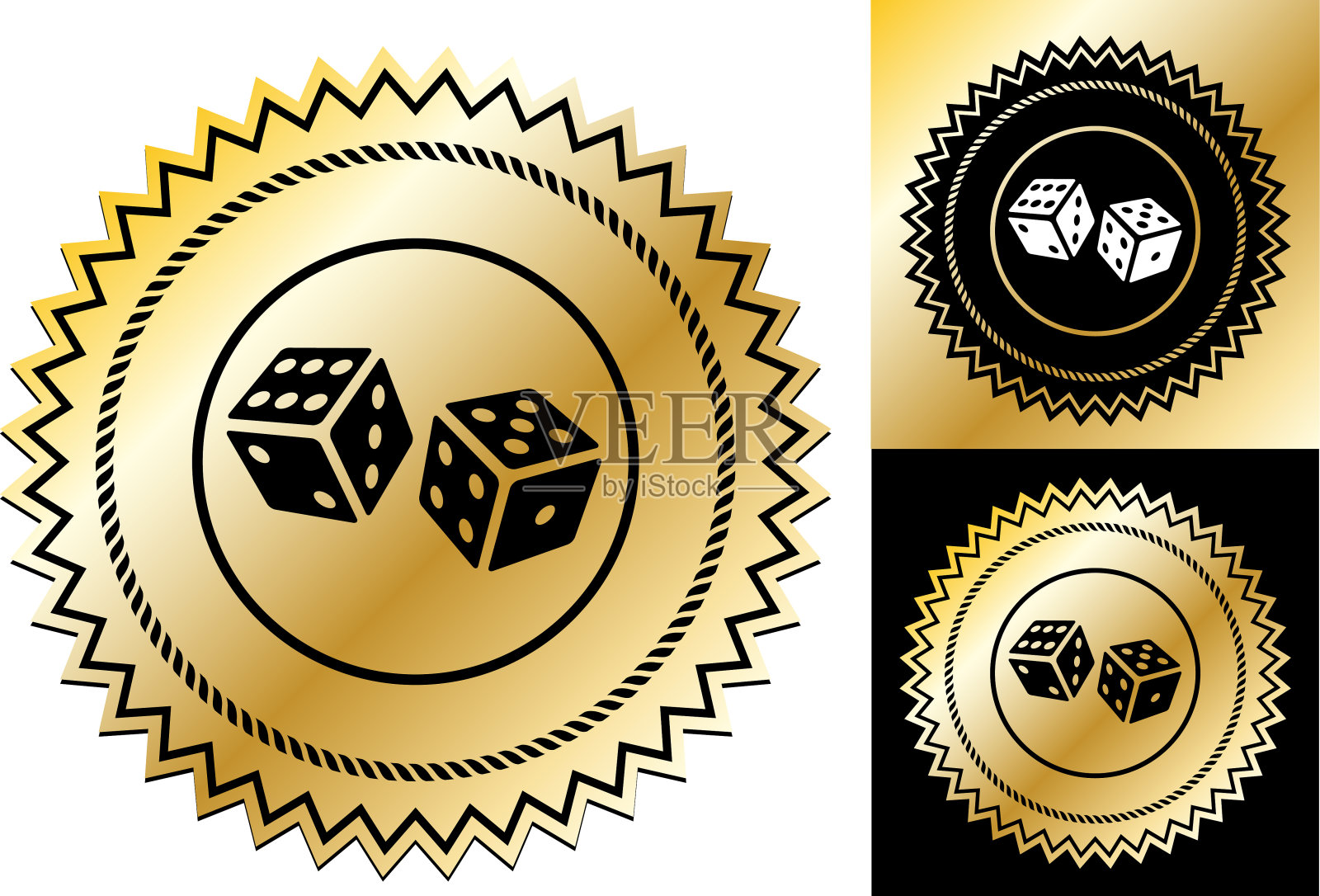 玩方块和掷骰子。设计元素图片