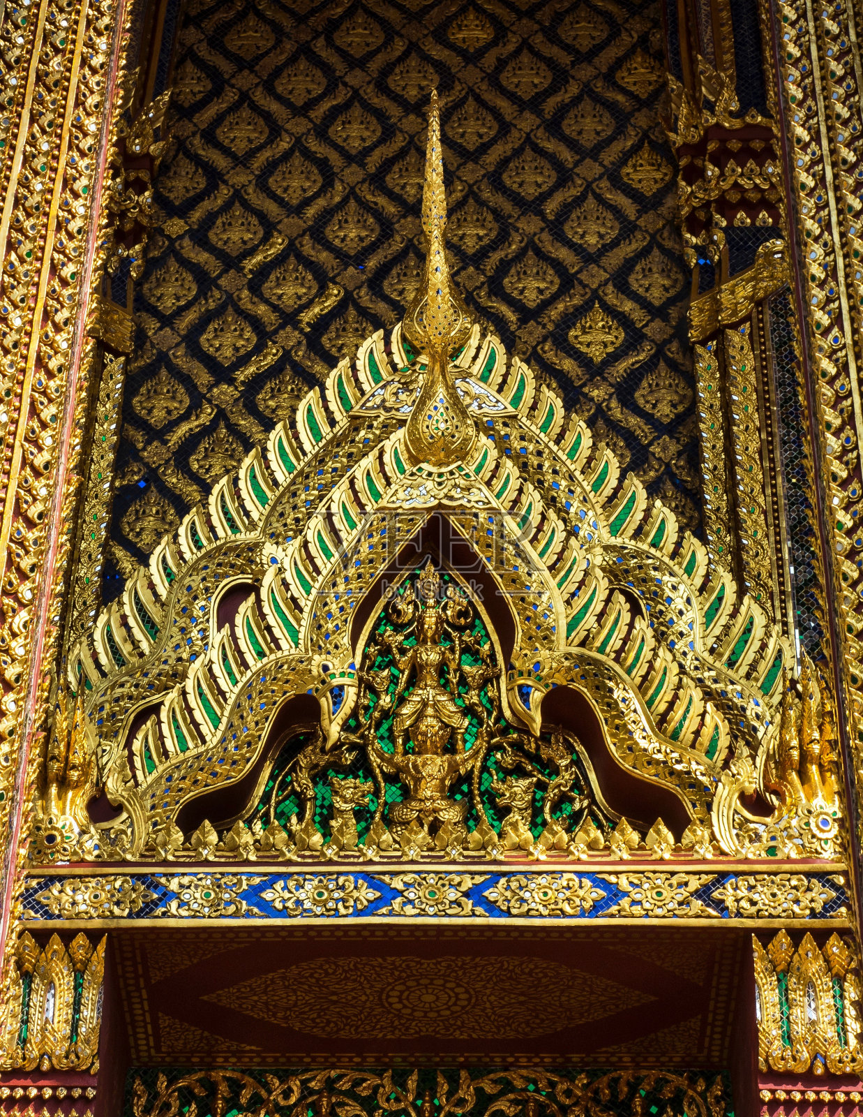 美丽的教堂入口Wat Phra Phutthabat Temple照片摄影图片