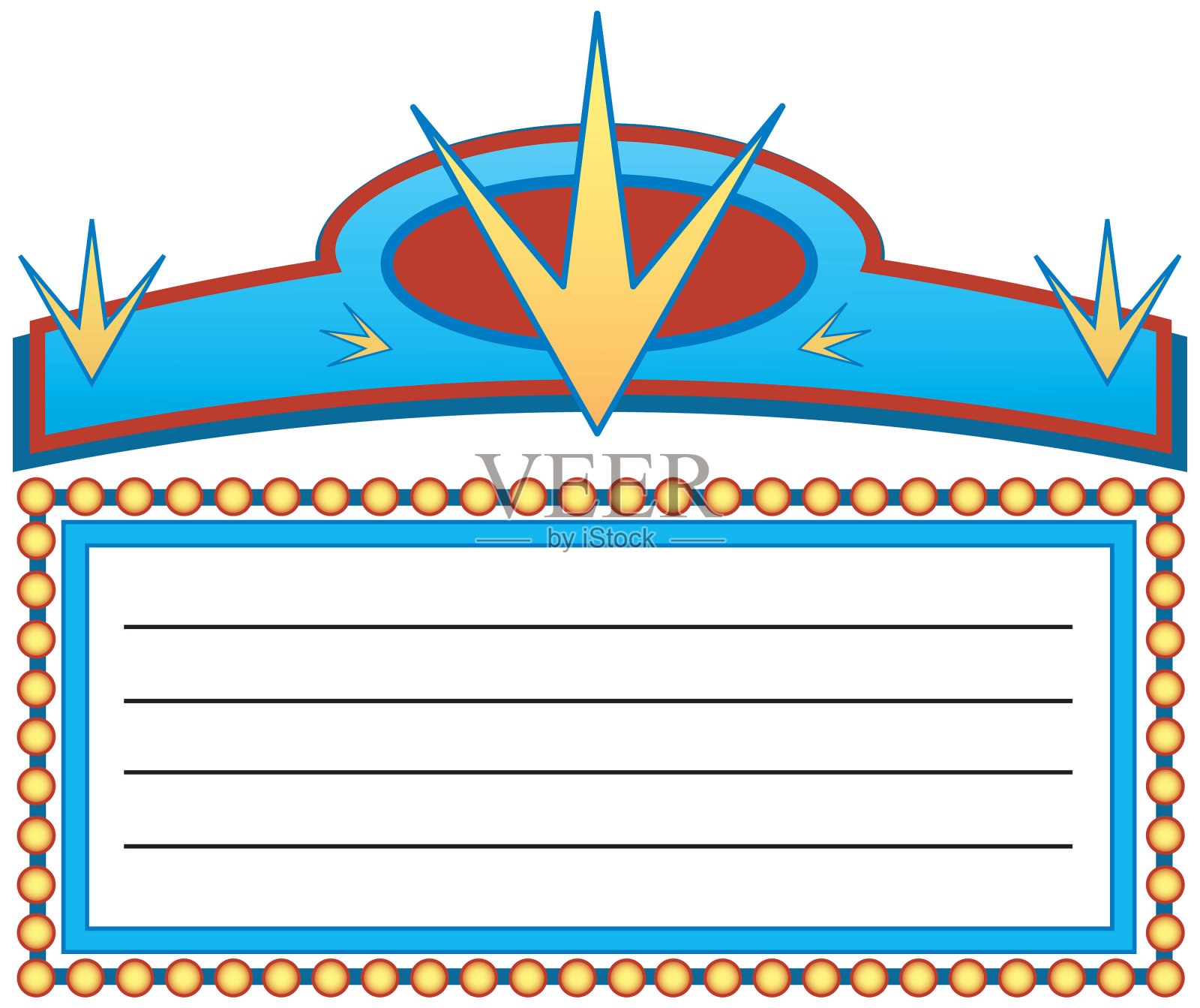 复古的选框插画图片素材