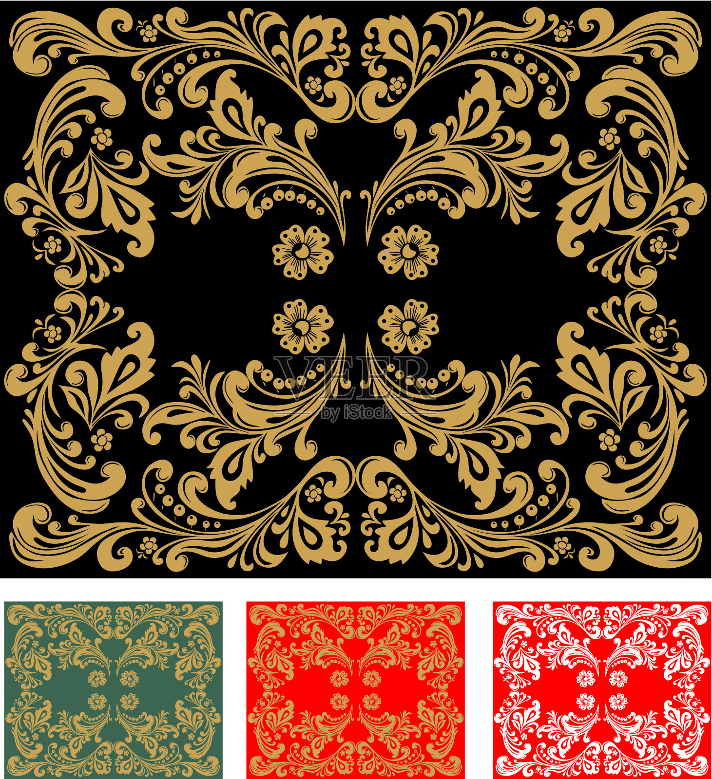 华丽的插画图片素材